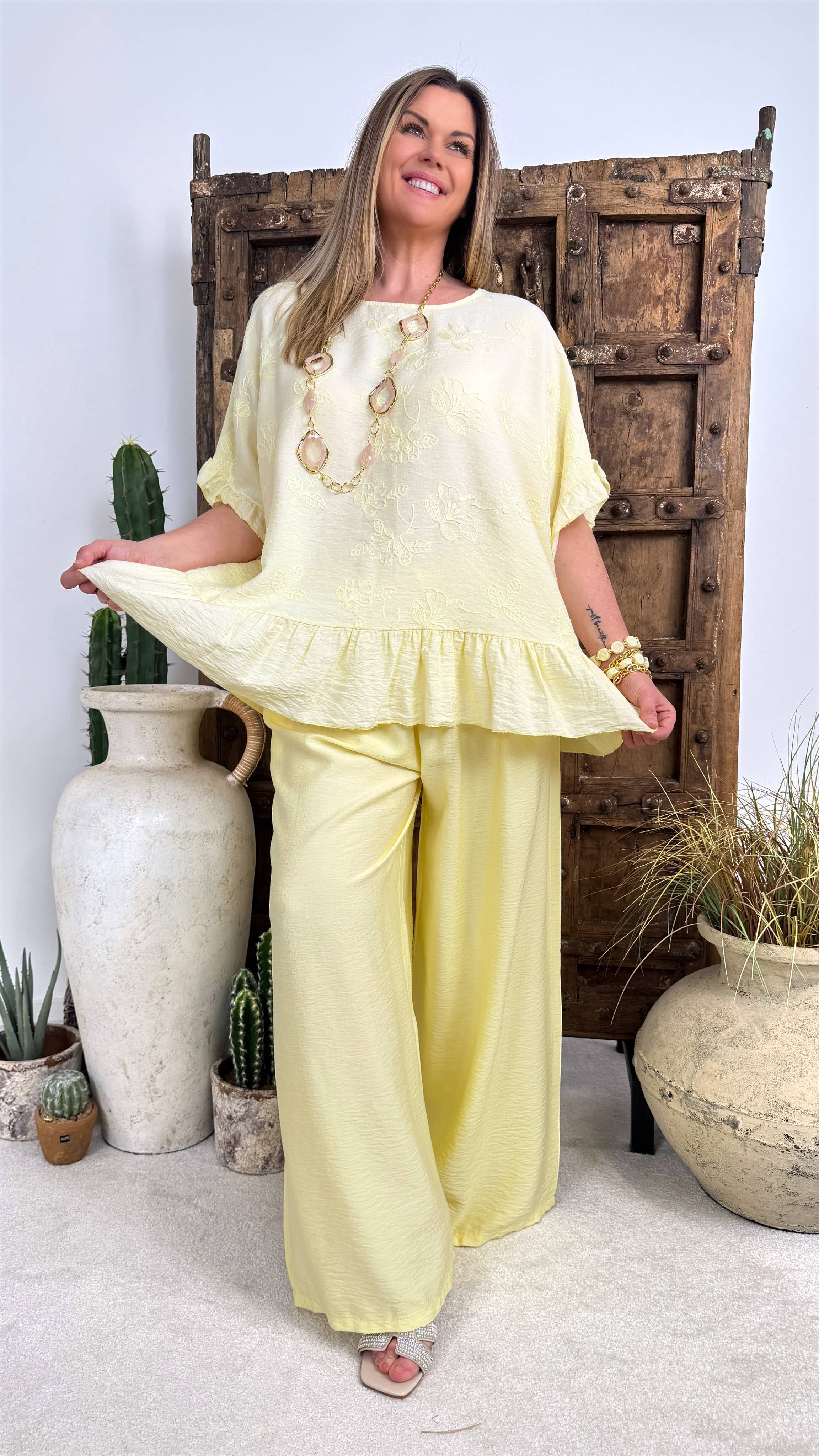 Culotte Hose Nialla *Gelb*