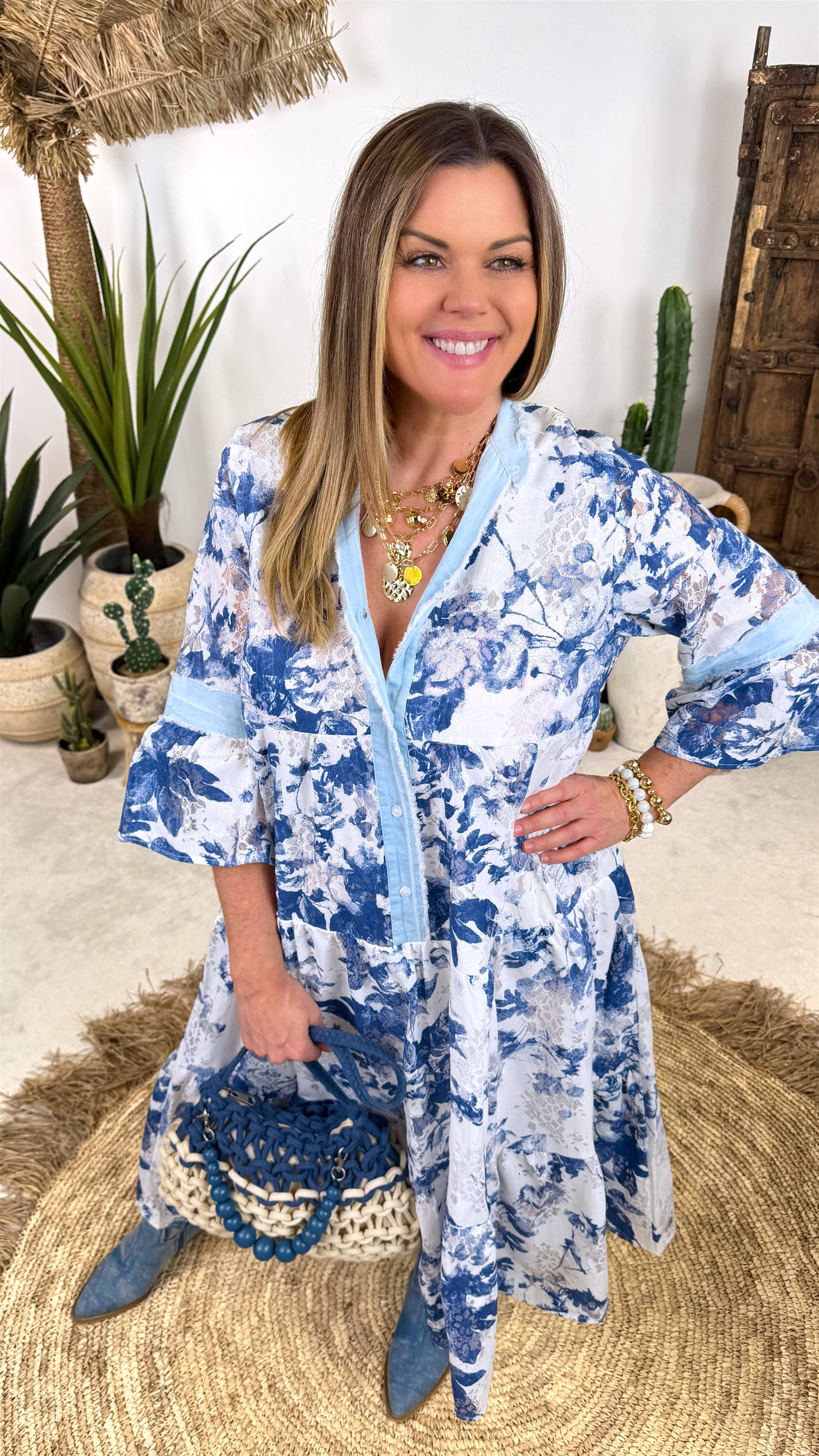 Langes Kleid Ocean Poetry