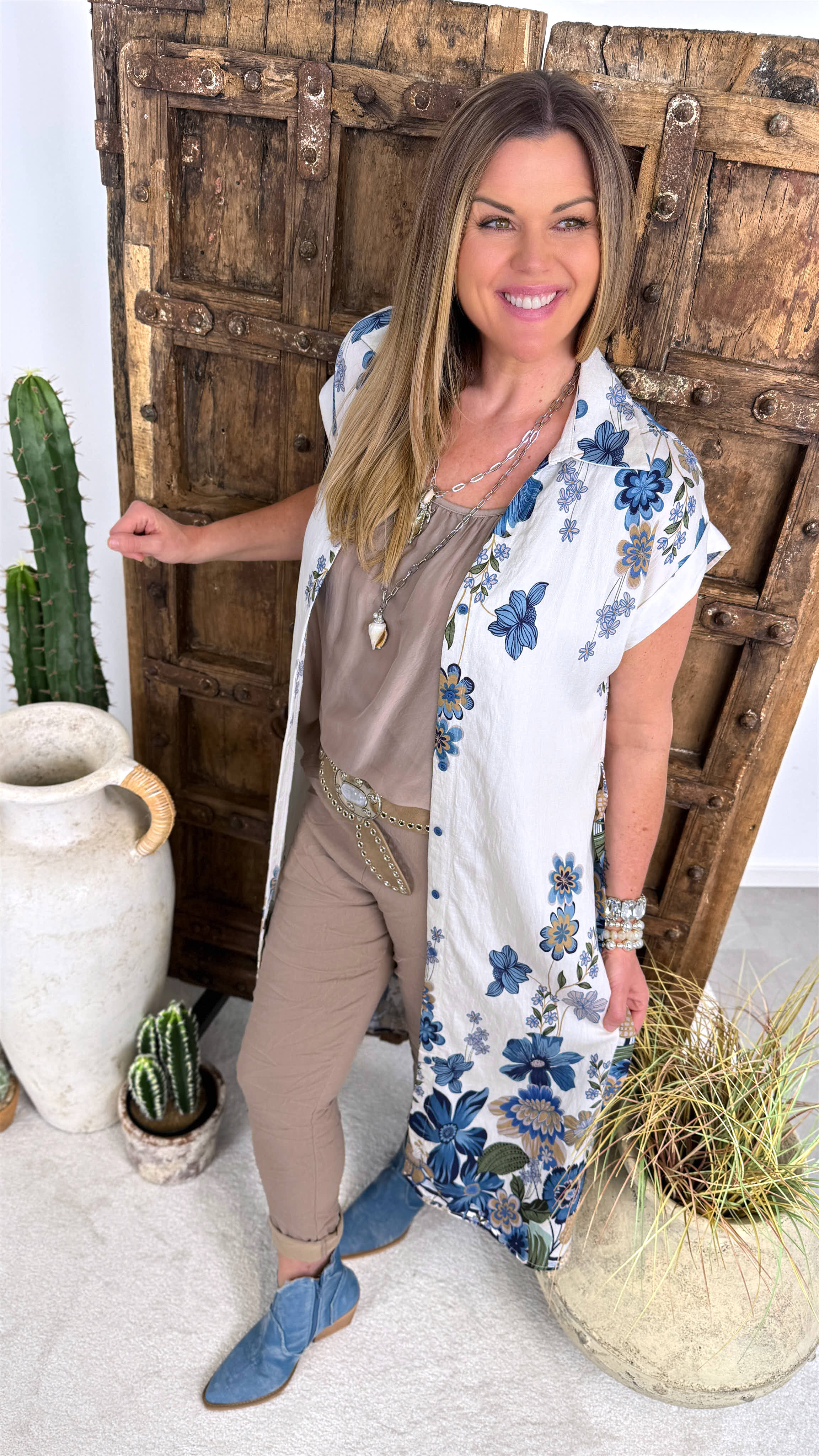 Blusen-Kleid Amalfi Garden