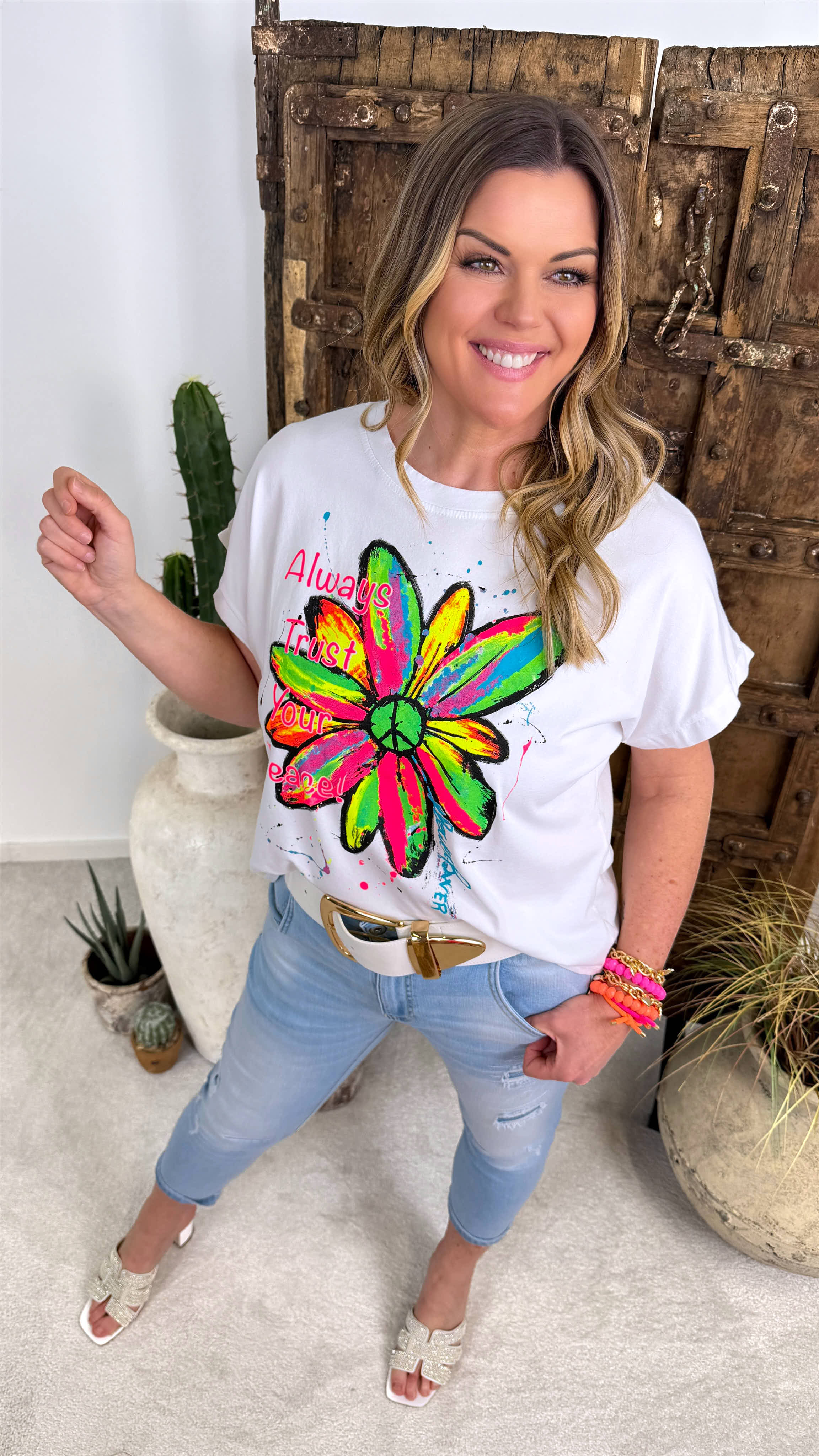 T-Shirt Trust Your Peace *Weiß*