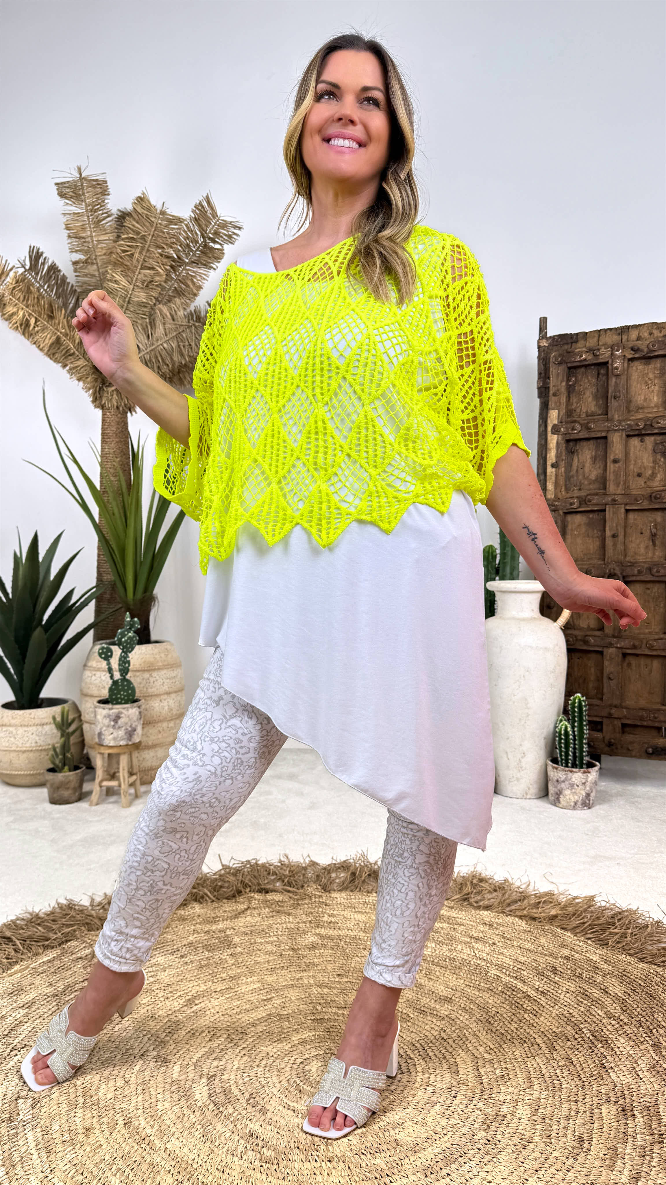 Long-Top Summer Whisper *Weiß*