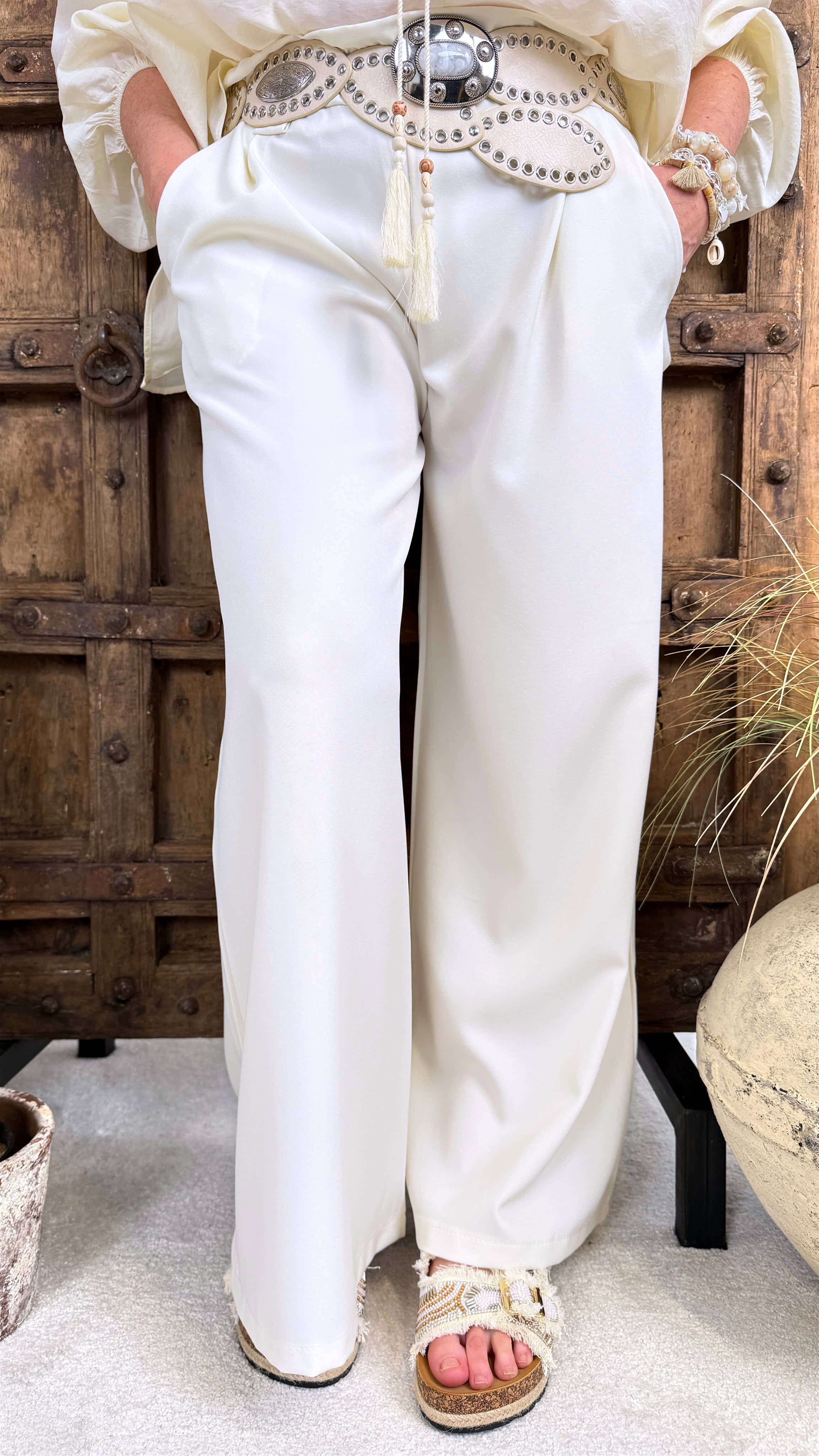 Weite Hose Easy Elegance *Creme*