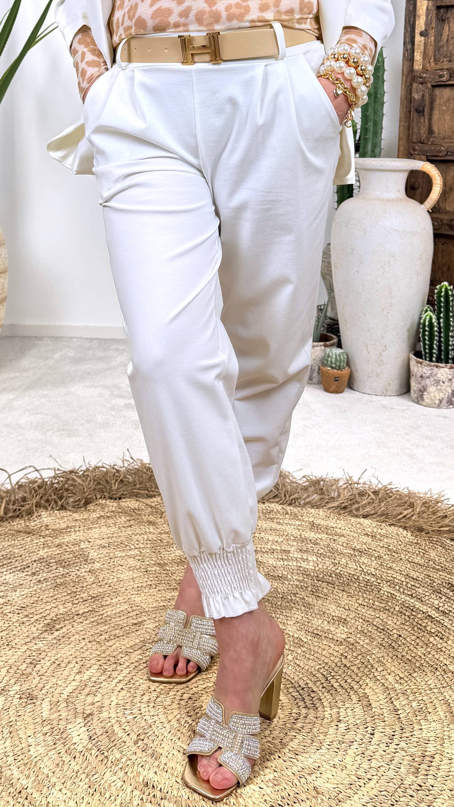 Hose Monaco Chic *Weiß*