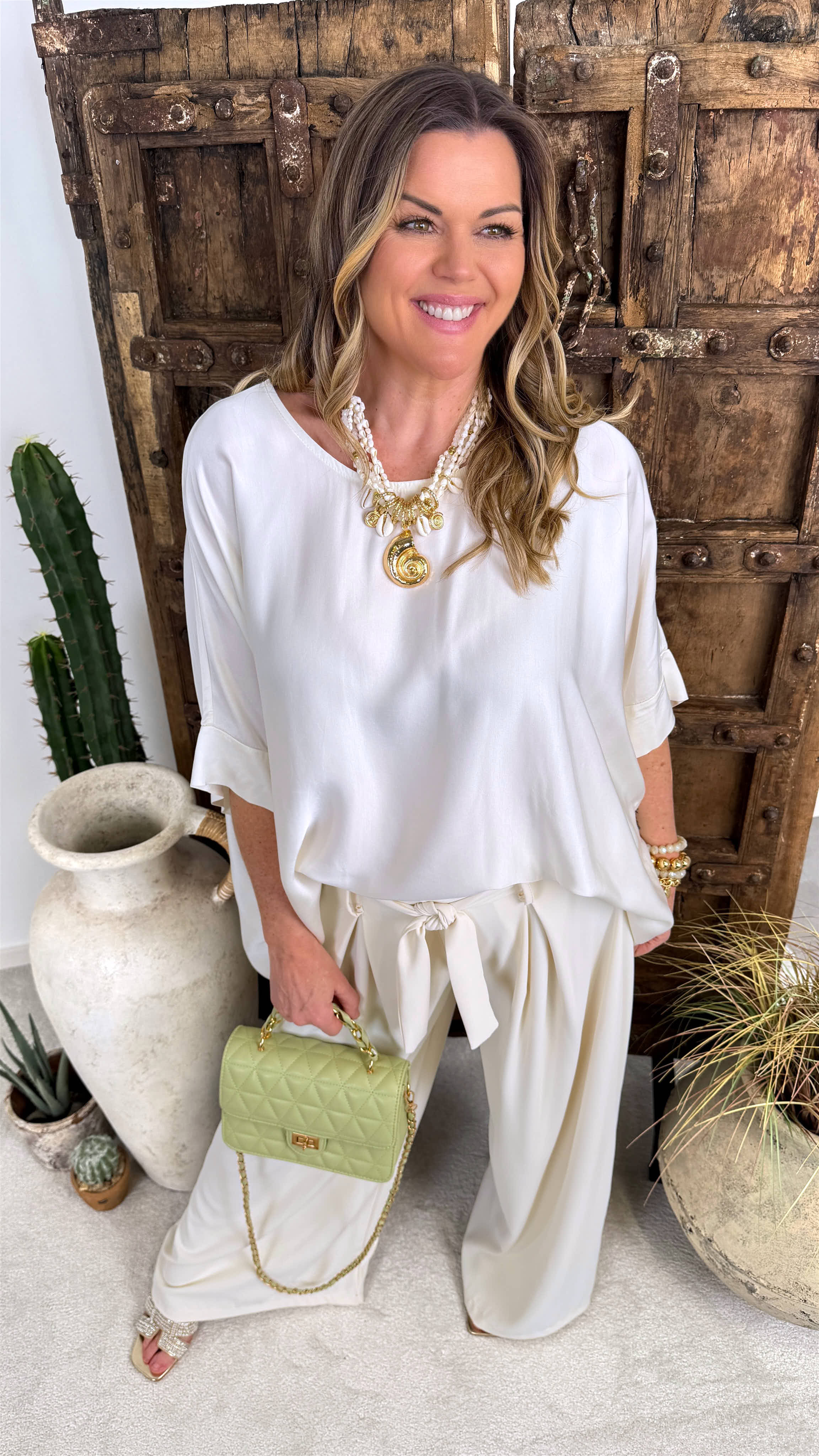 Blusenshirt Chic Relax *Creme*