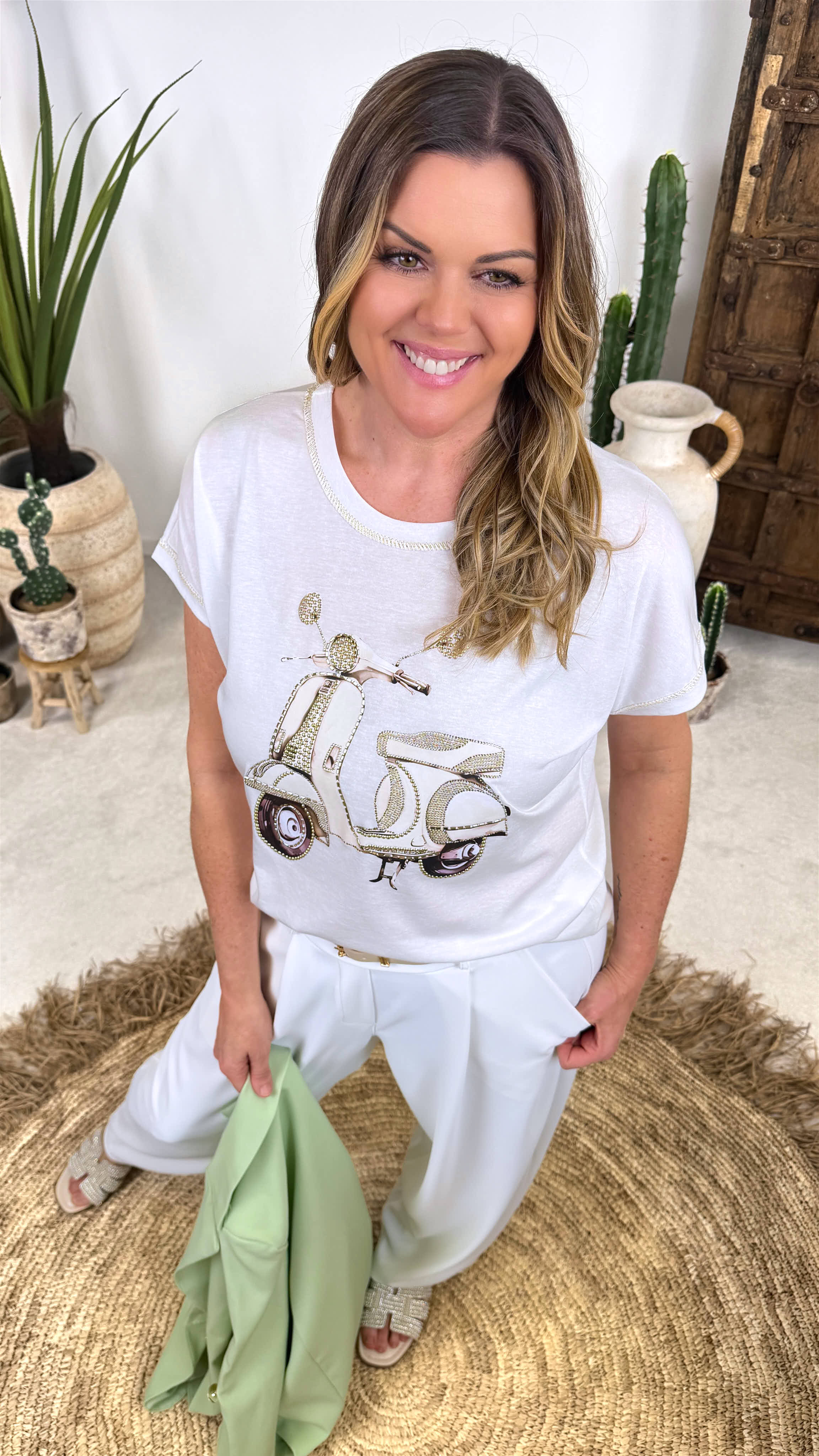 T-Shirt Dolce Scooter *Weiß*