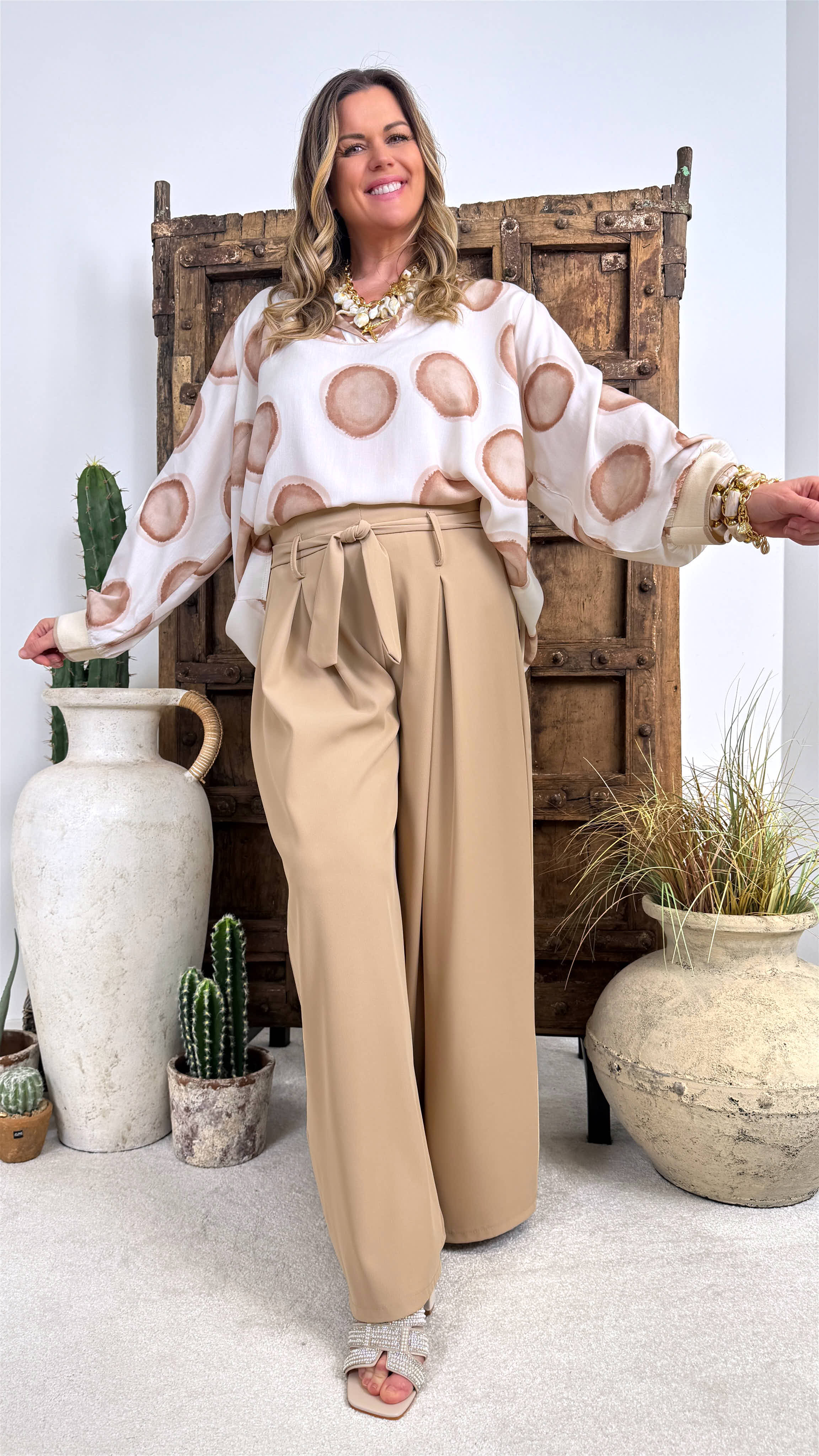 Blusenshirt Circle Breeze *Creme*