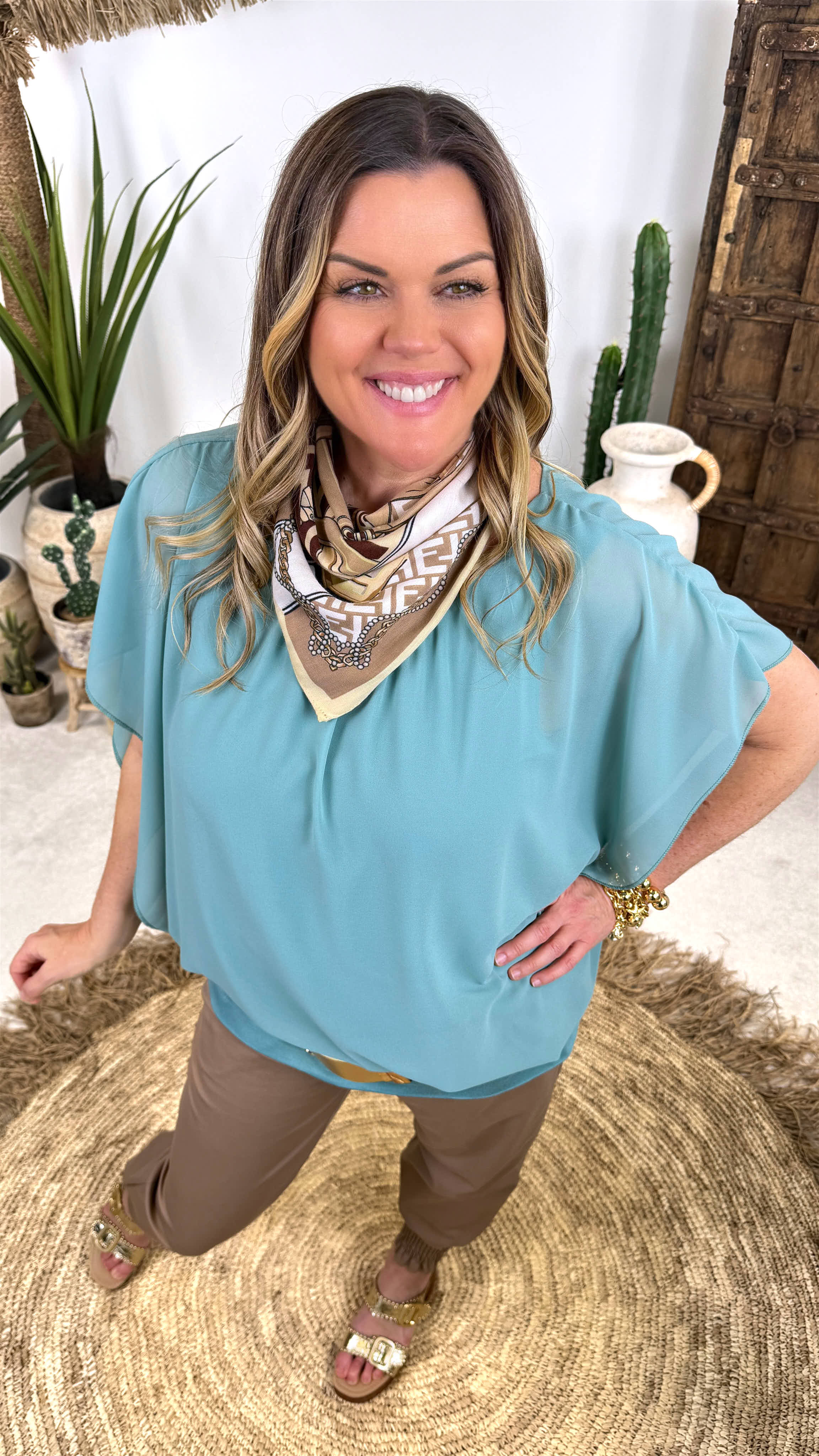 Blusenshirt Light Elegance *Salbei*