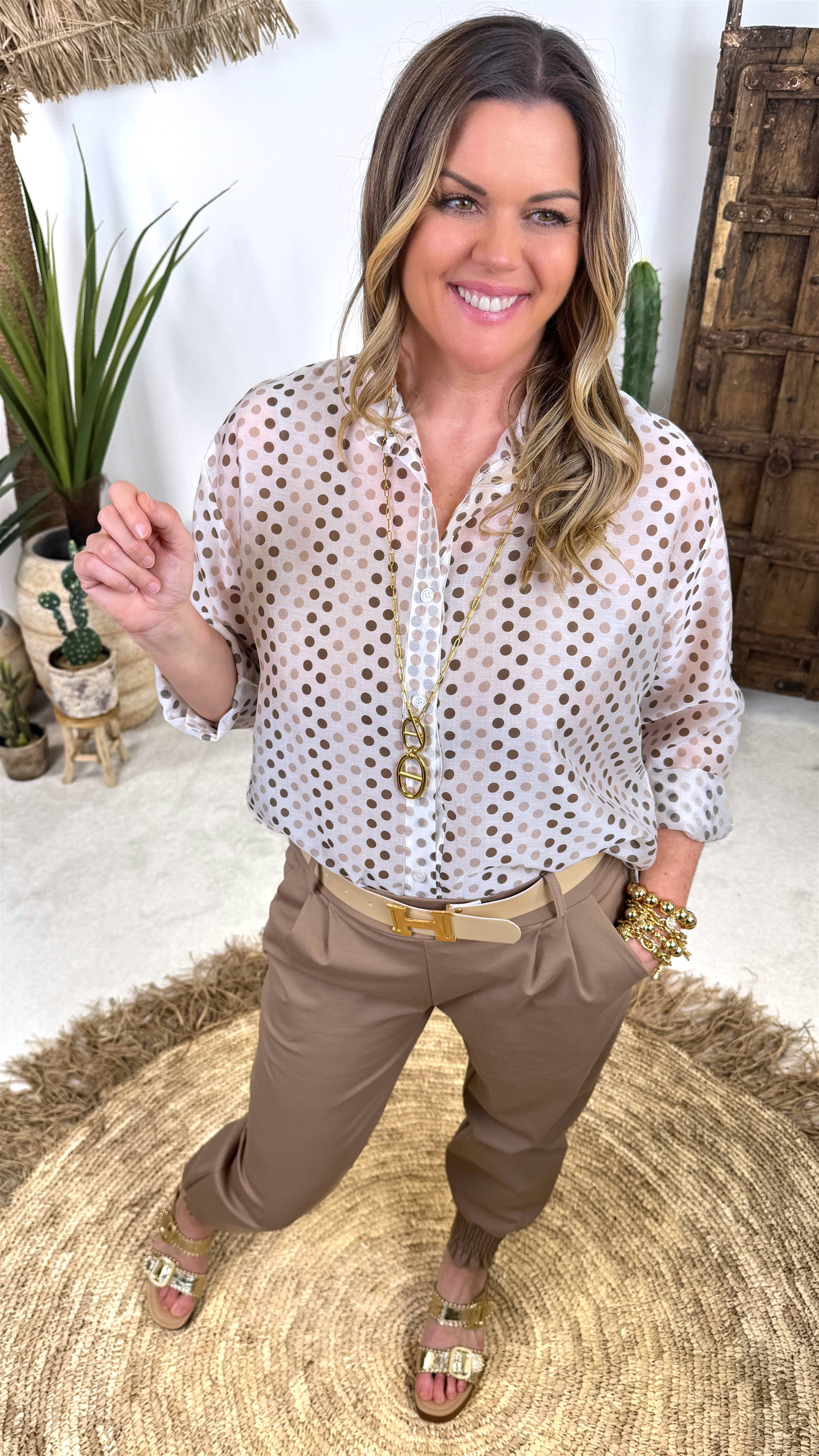 Bluse Lovely Motion *Creme*