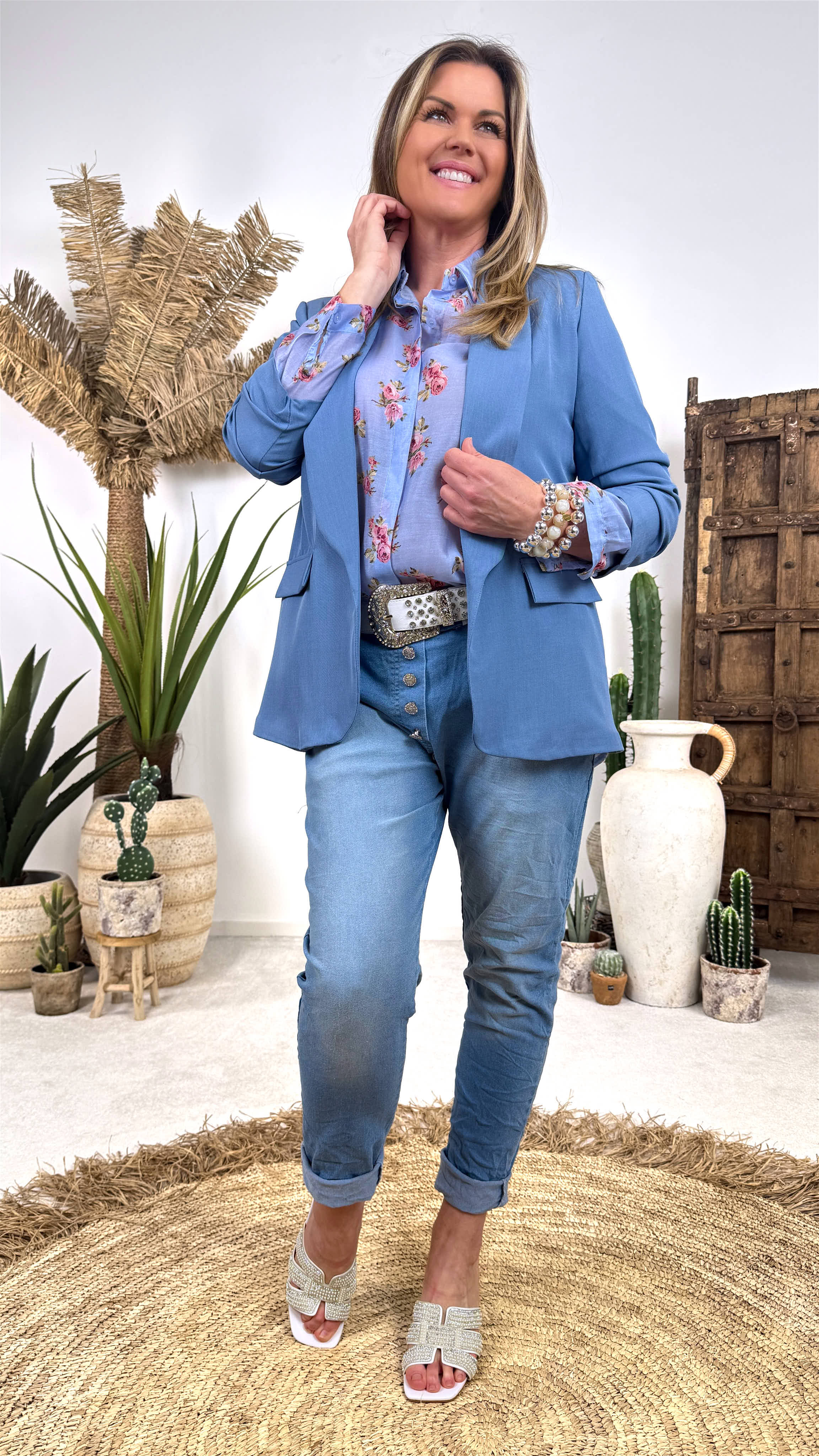 Bluse Romantic Roses