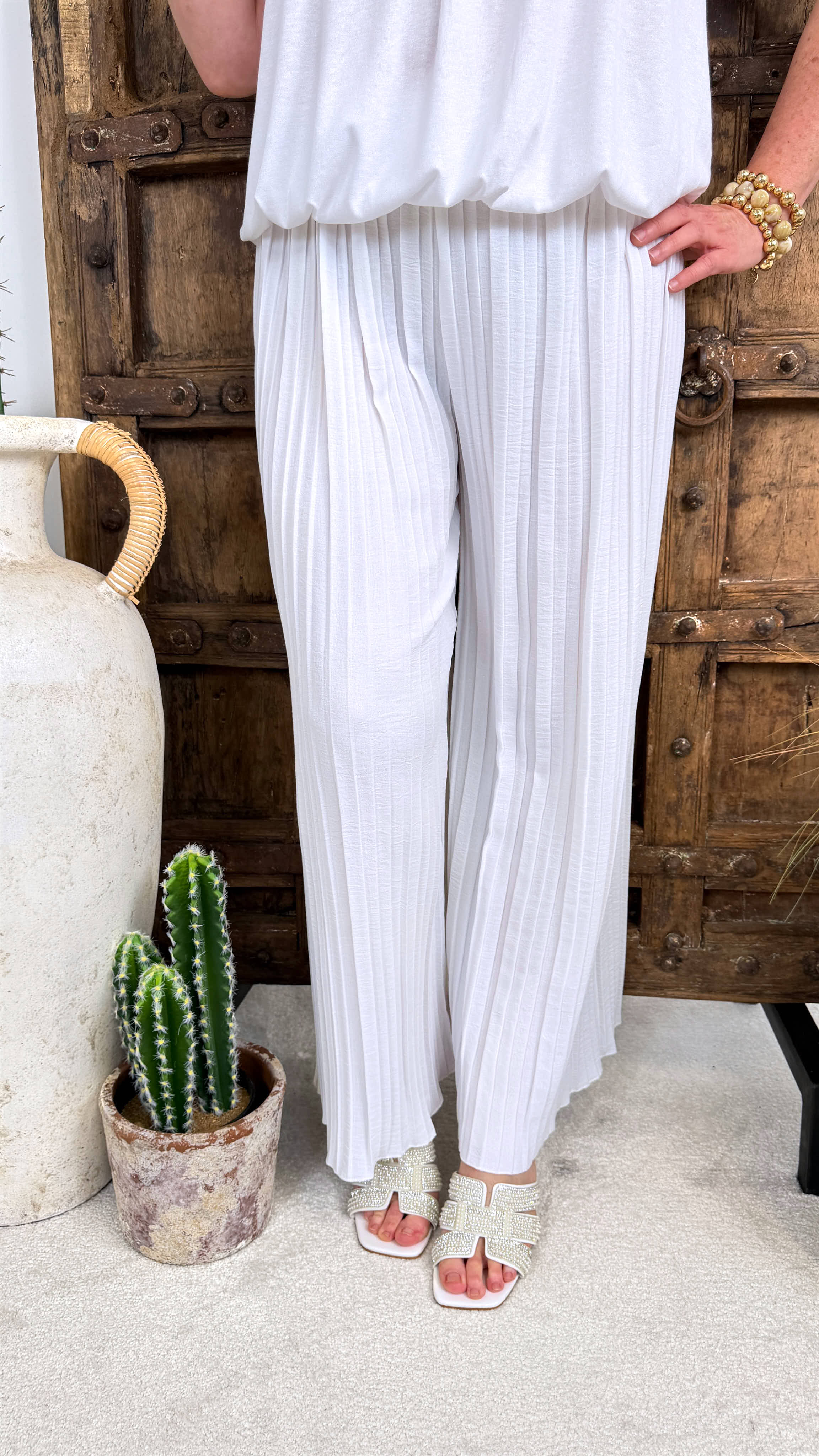 Culotte Hose Sunset Movement *Weiß*