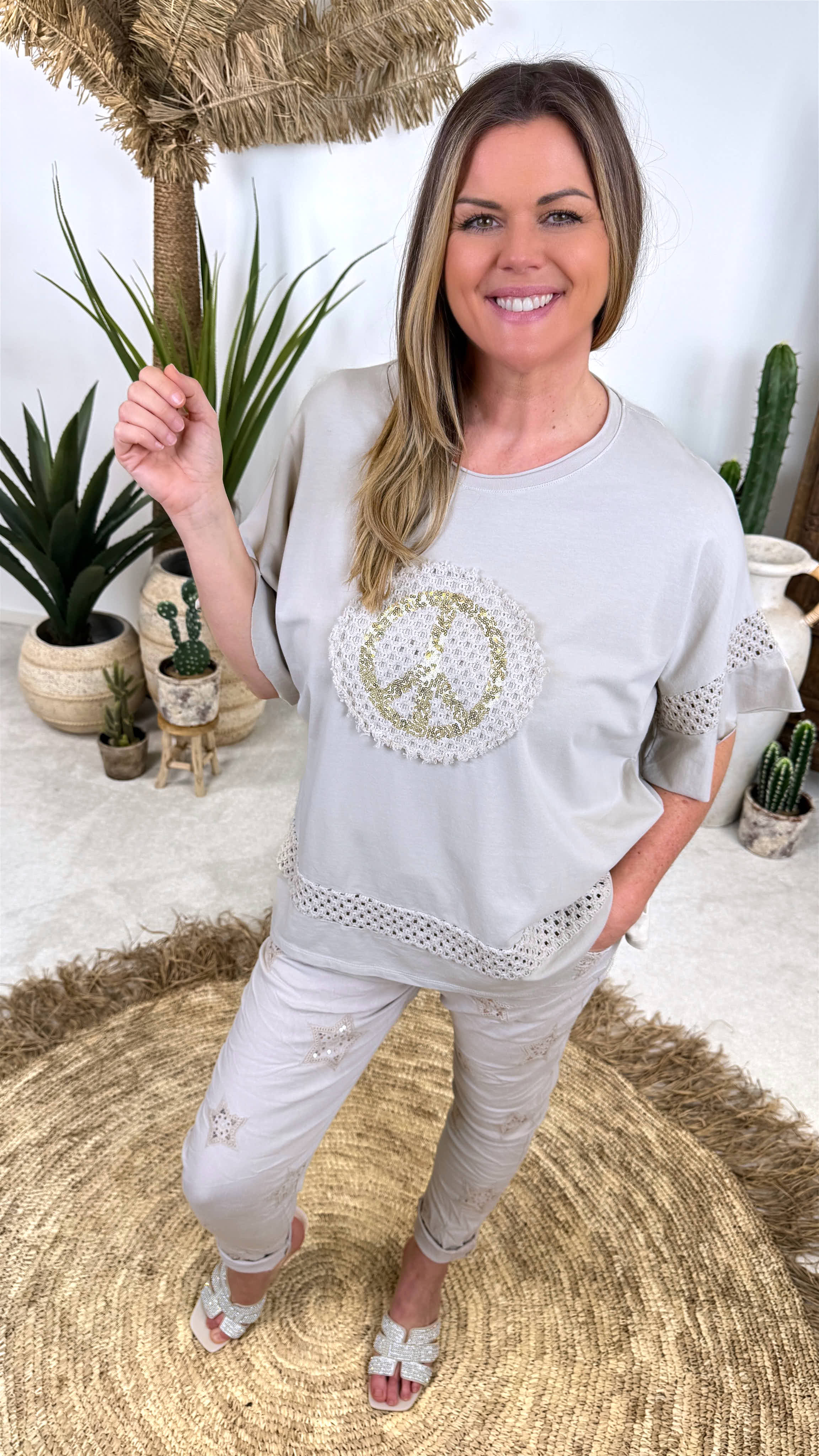 T-Shirt Peaceful *Beige*