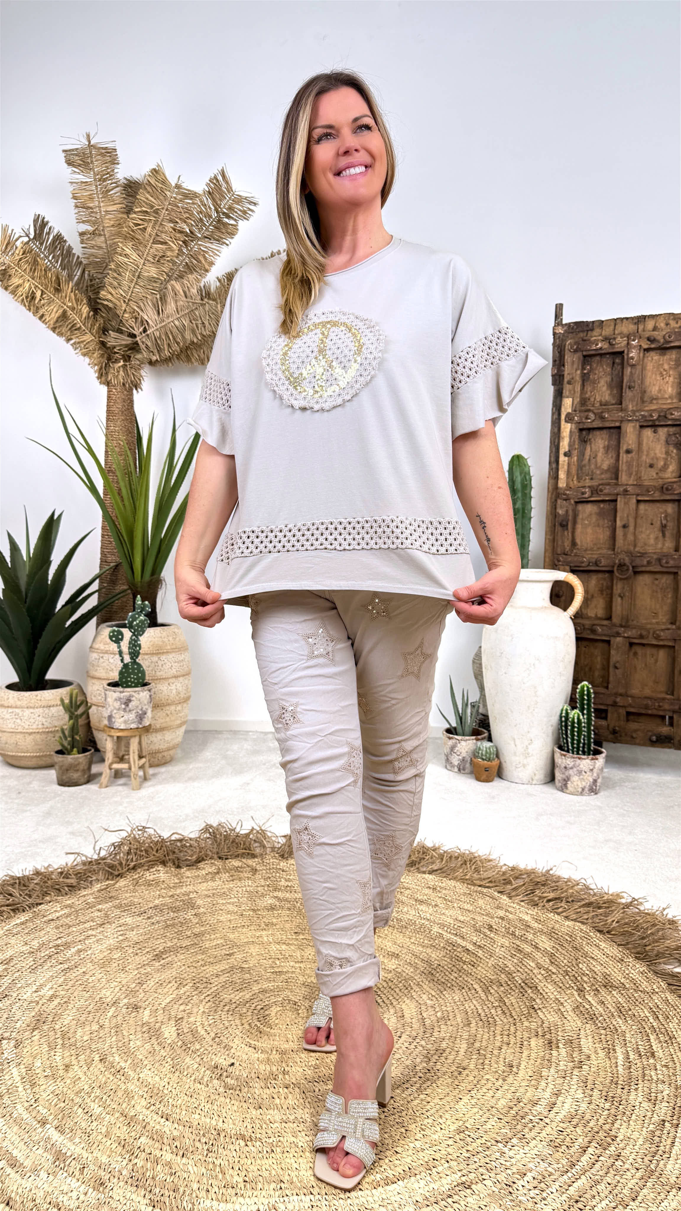 T-Shirt Peaceful *Beige*