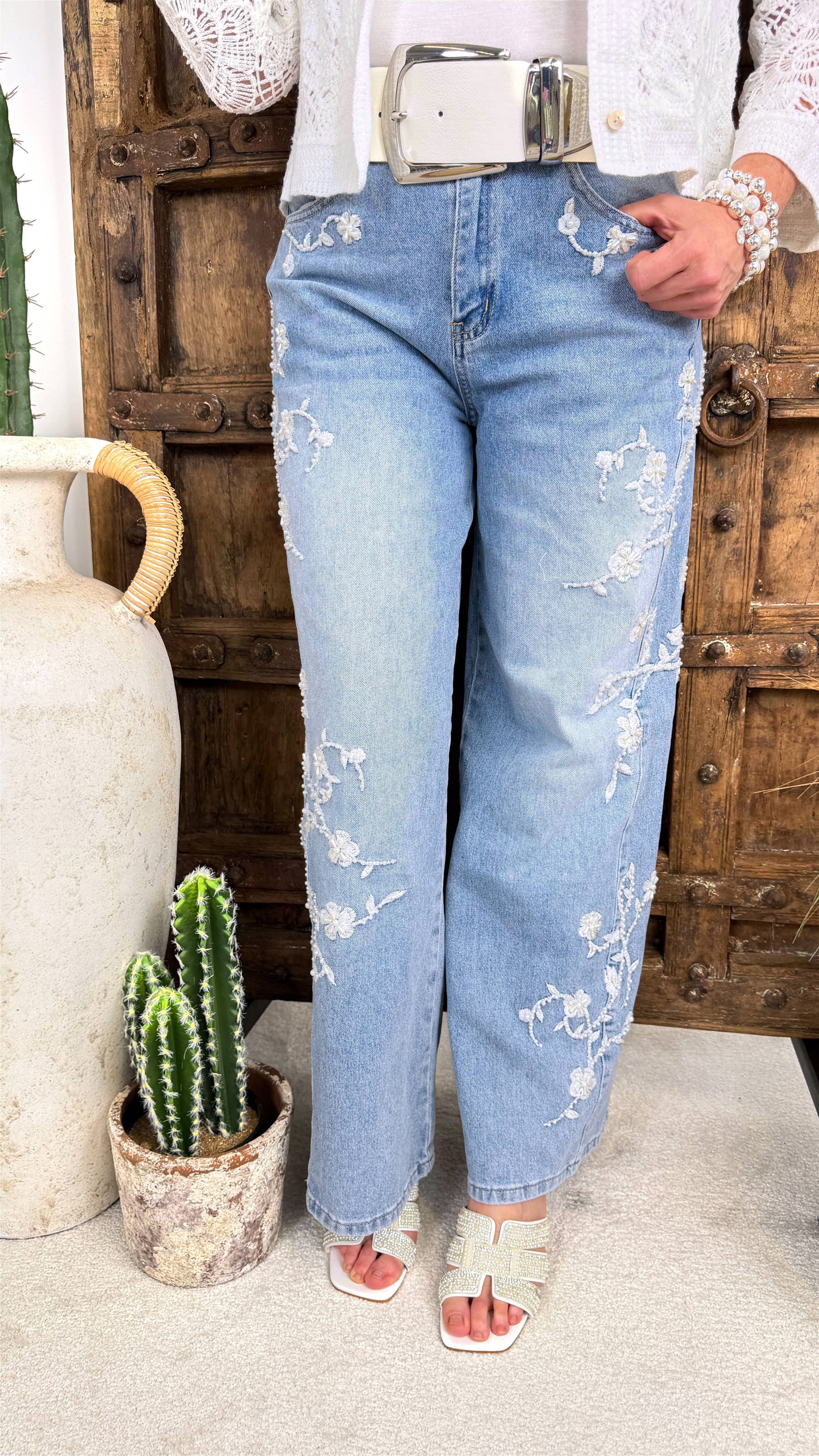 Jeans Blooming Capri (MC-5335)