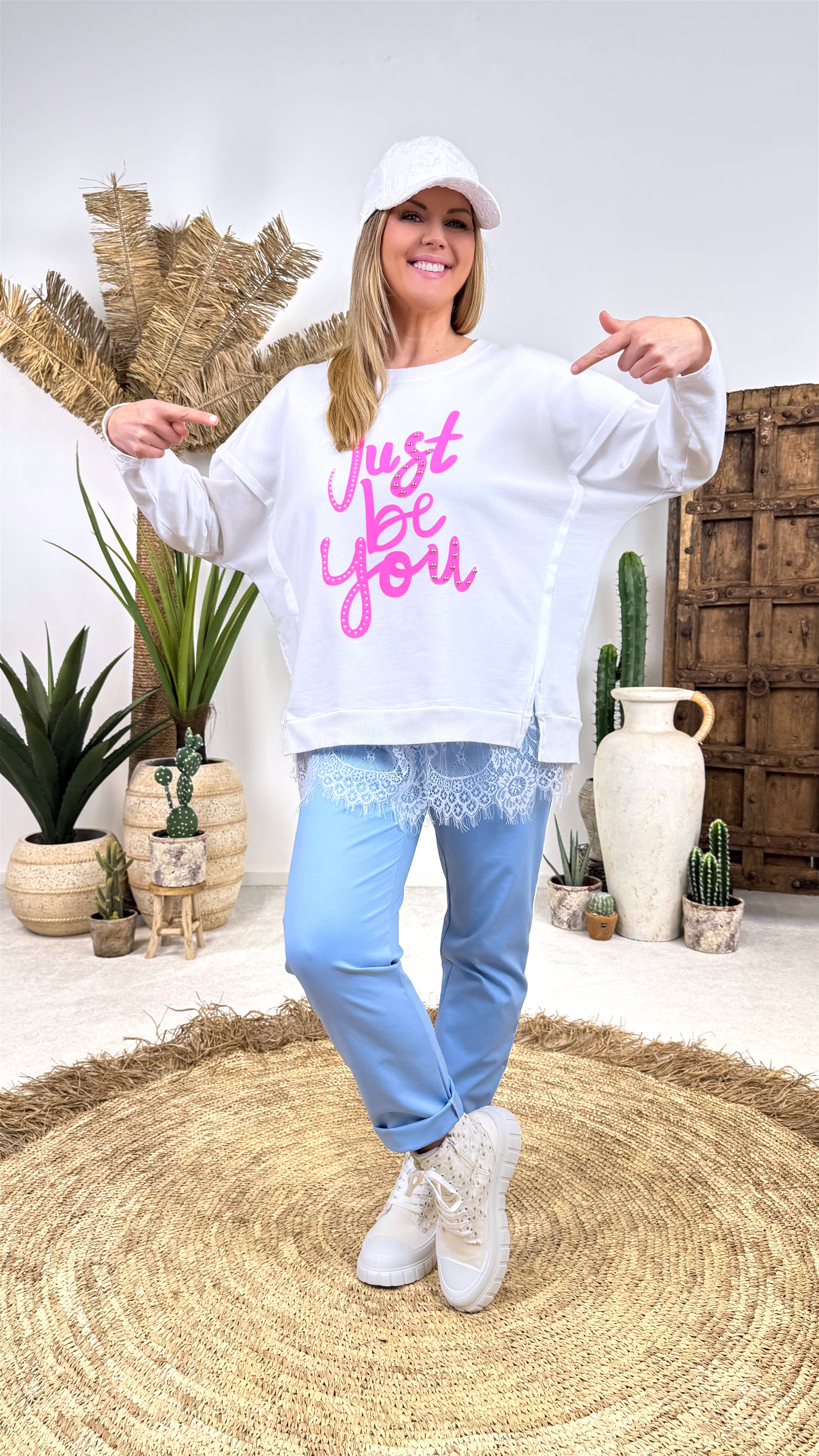 Pullover Just Be You *Weiß*