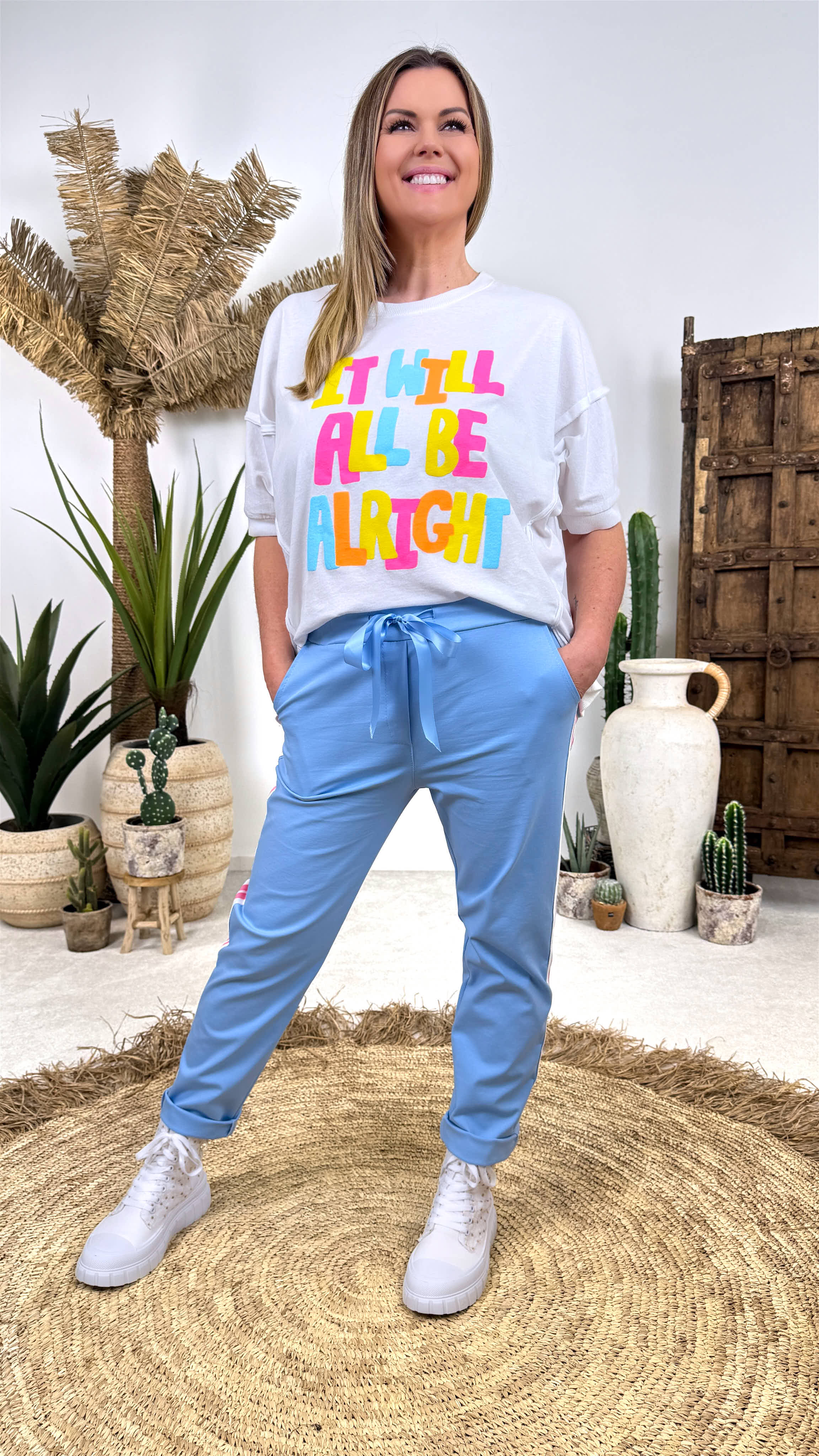 T-Shirt Alright *Weiß*