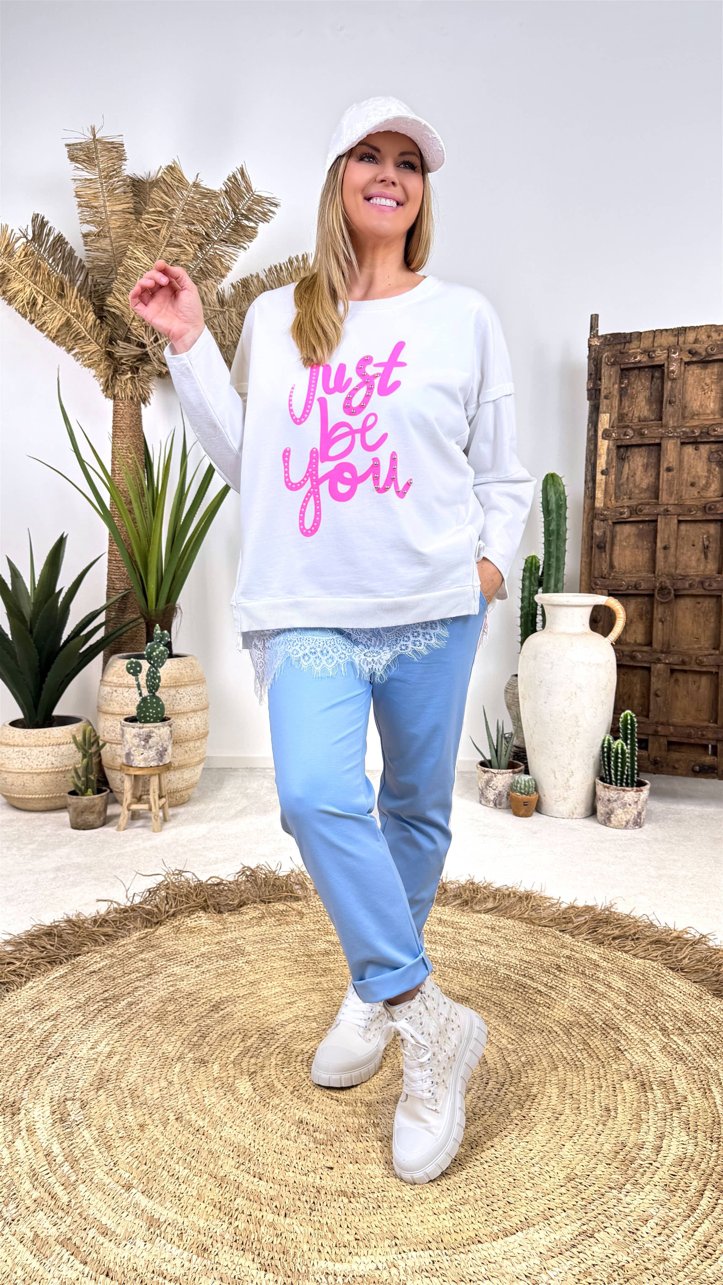 Pullover Just Be You *Weiß*