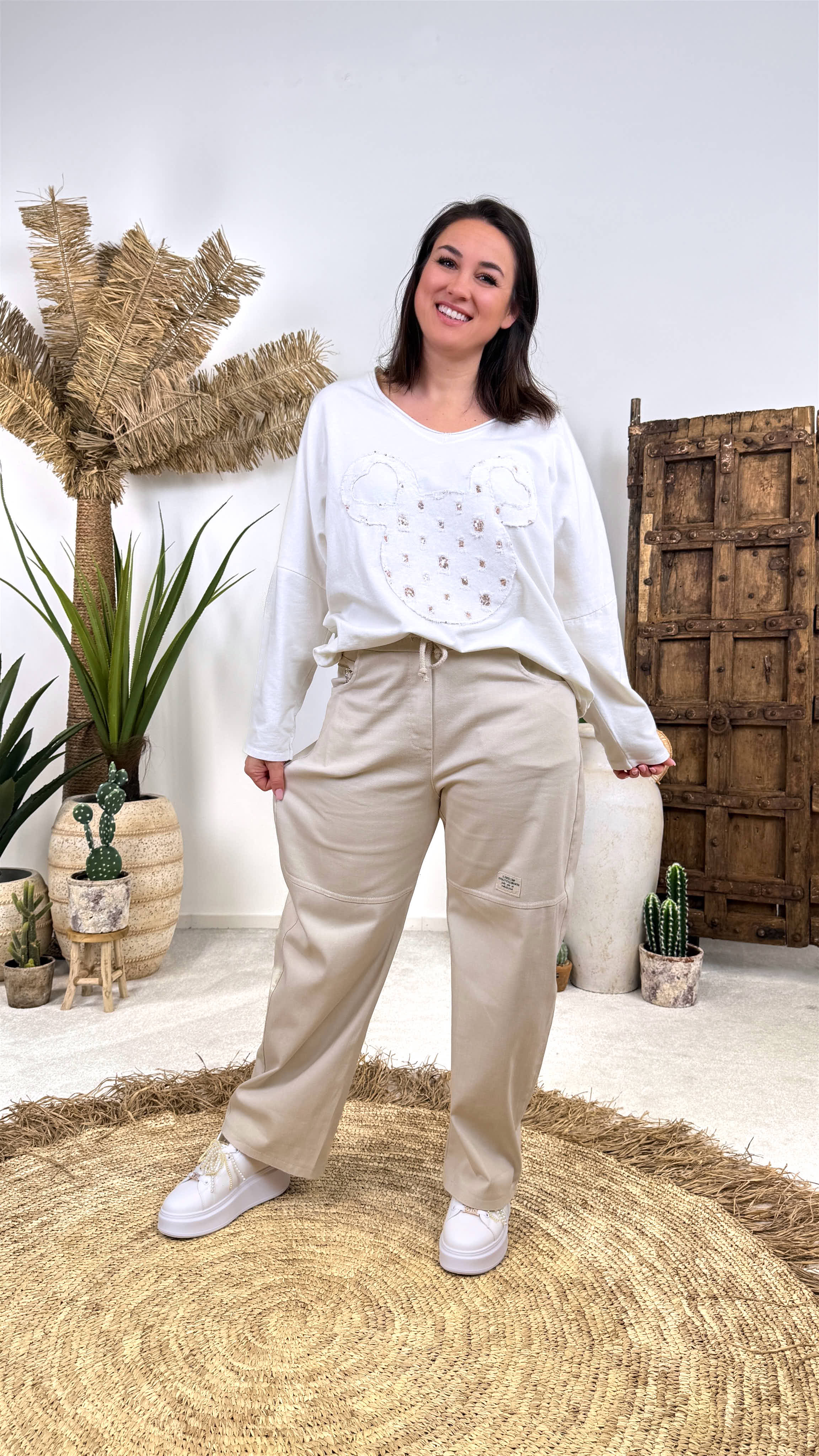 Jogpants Comfy Icon *Beige*