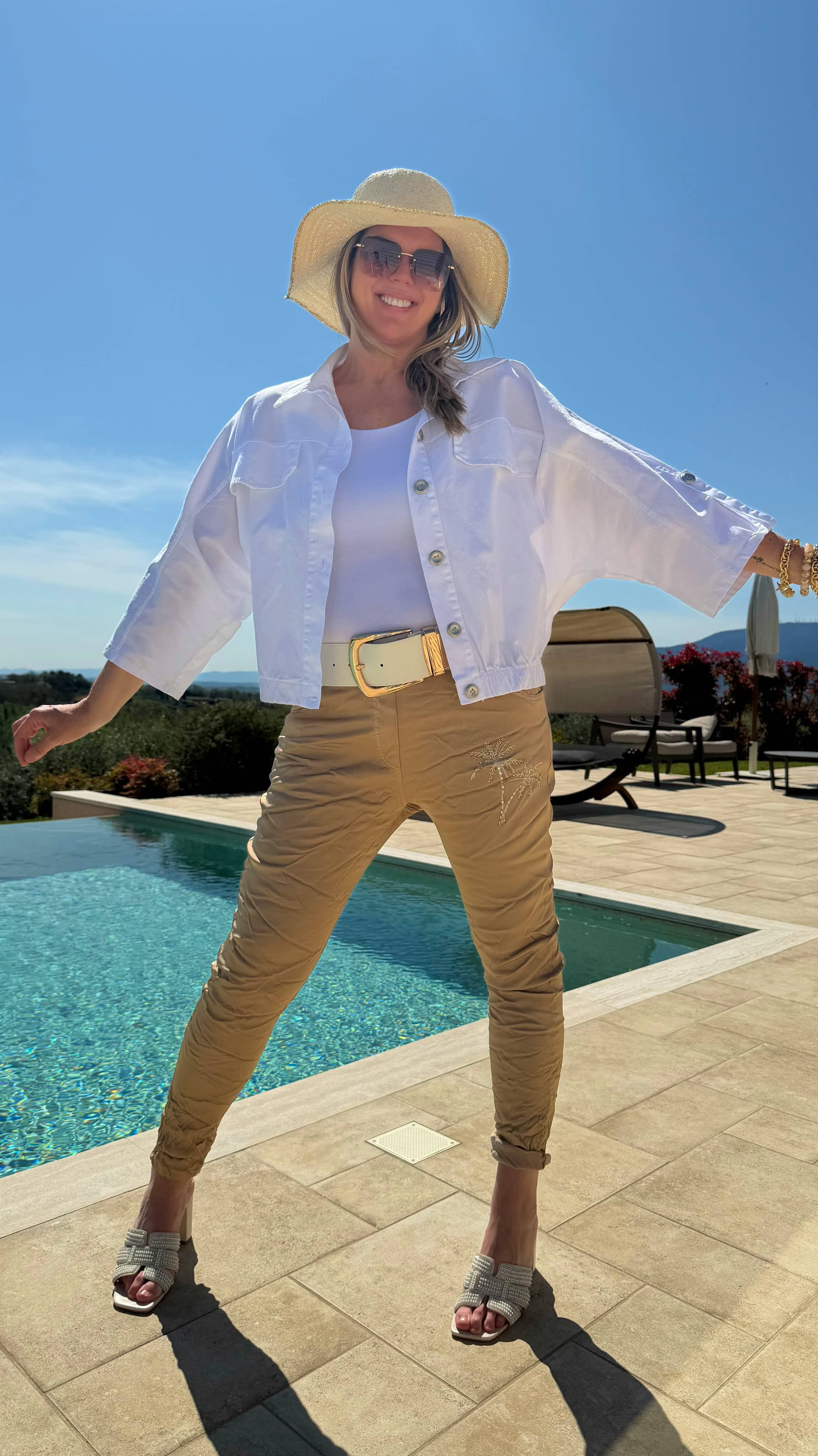 Jogpants Palm Chic *Camel*