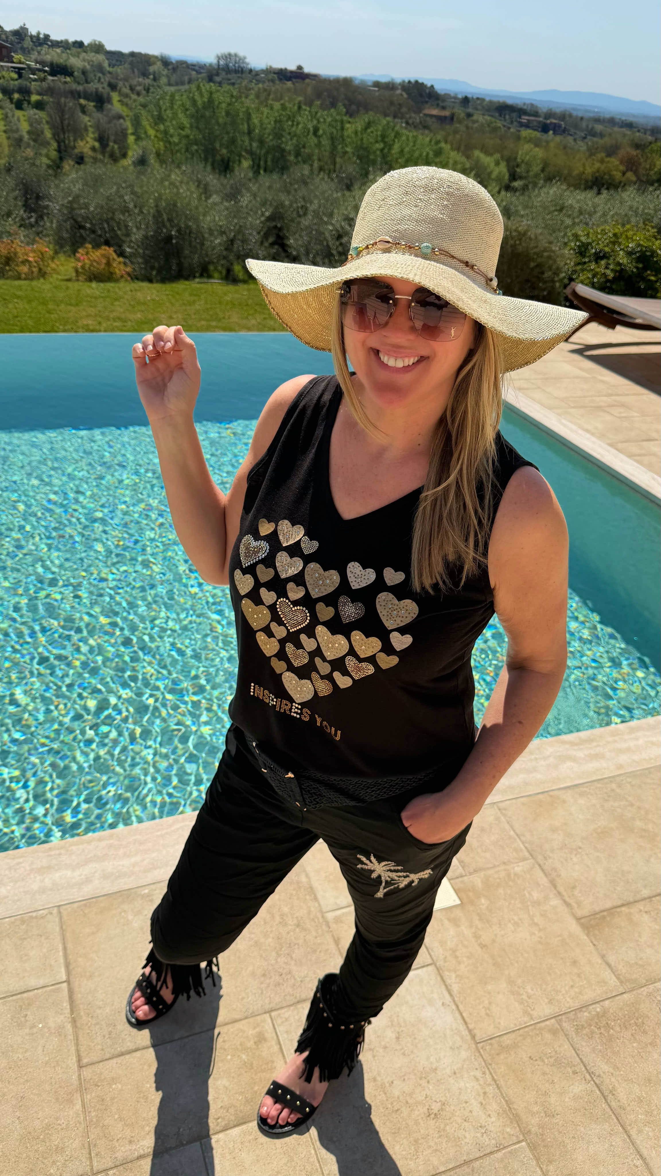 Top Heart Glow *Schwarz*