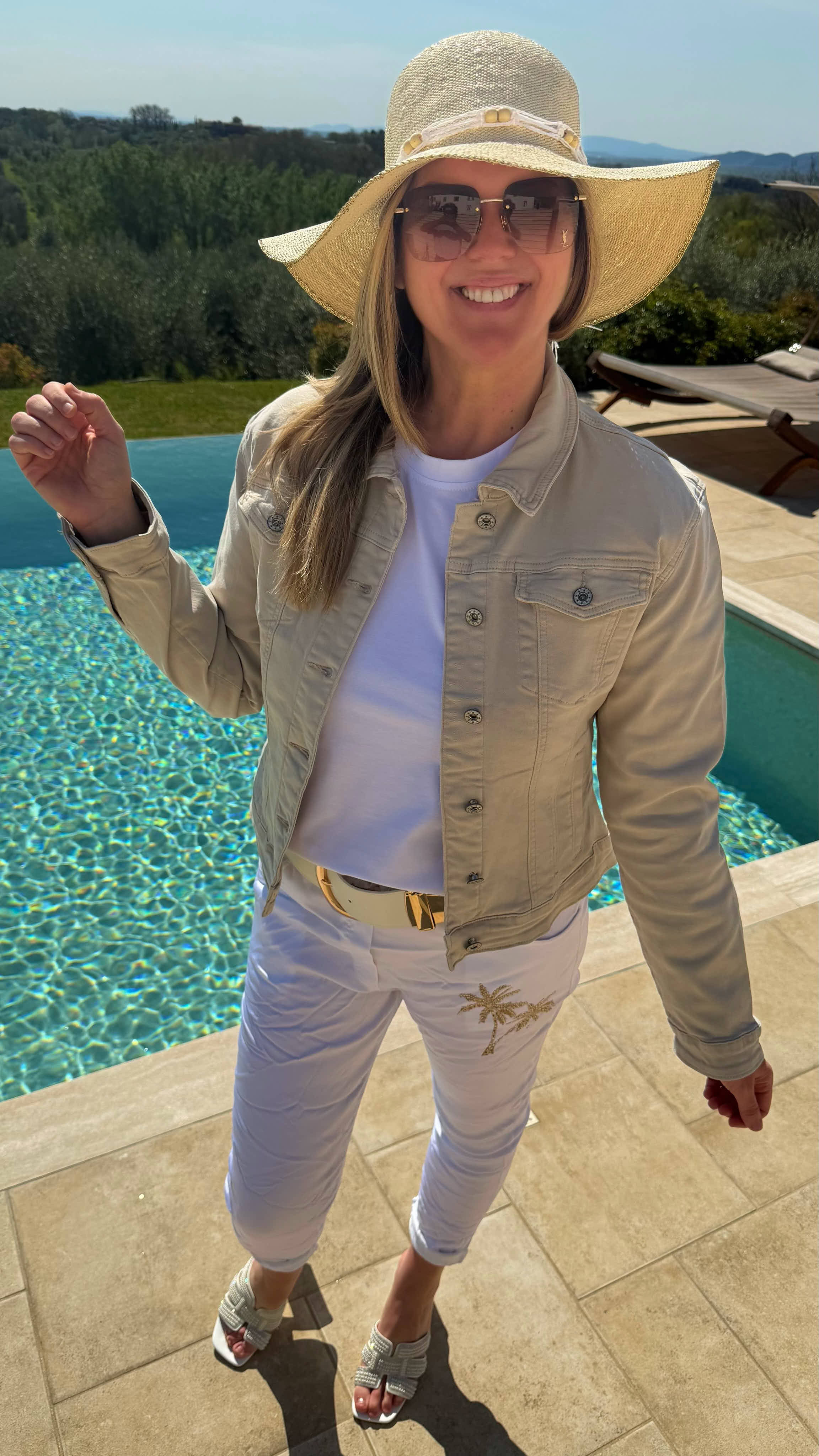 Jeansjacke Soft Sand