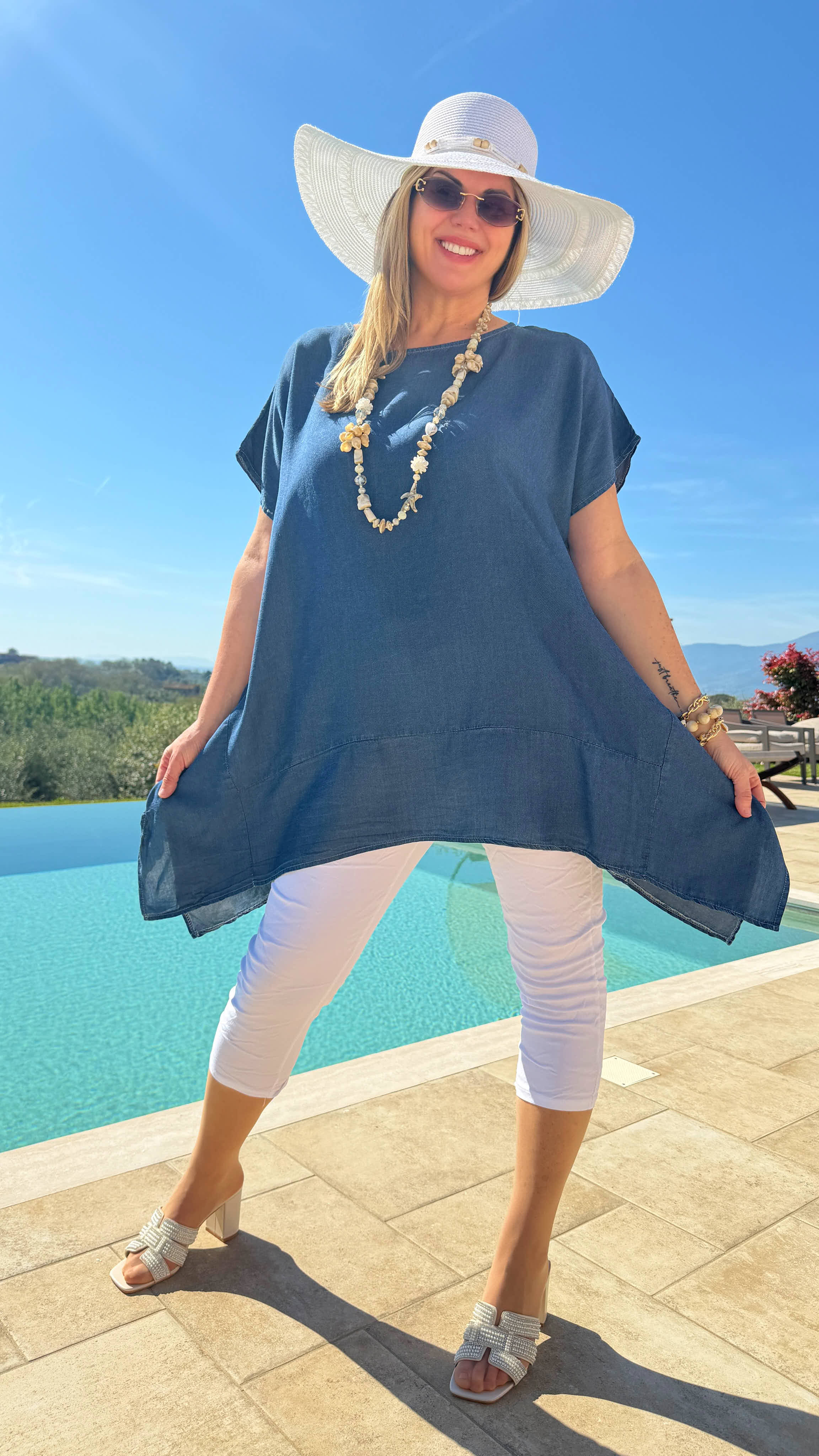 Caprihose Summer Ease *Weiß*