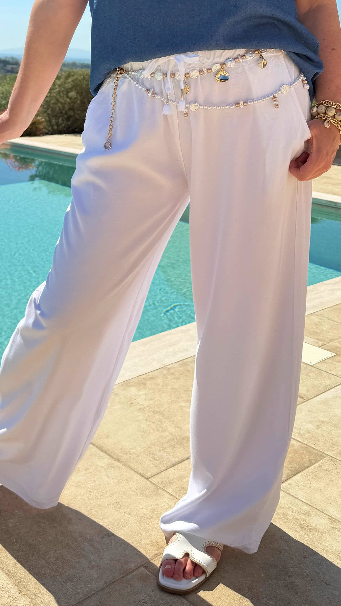 Culotte Hose Soft White *Weiß*