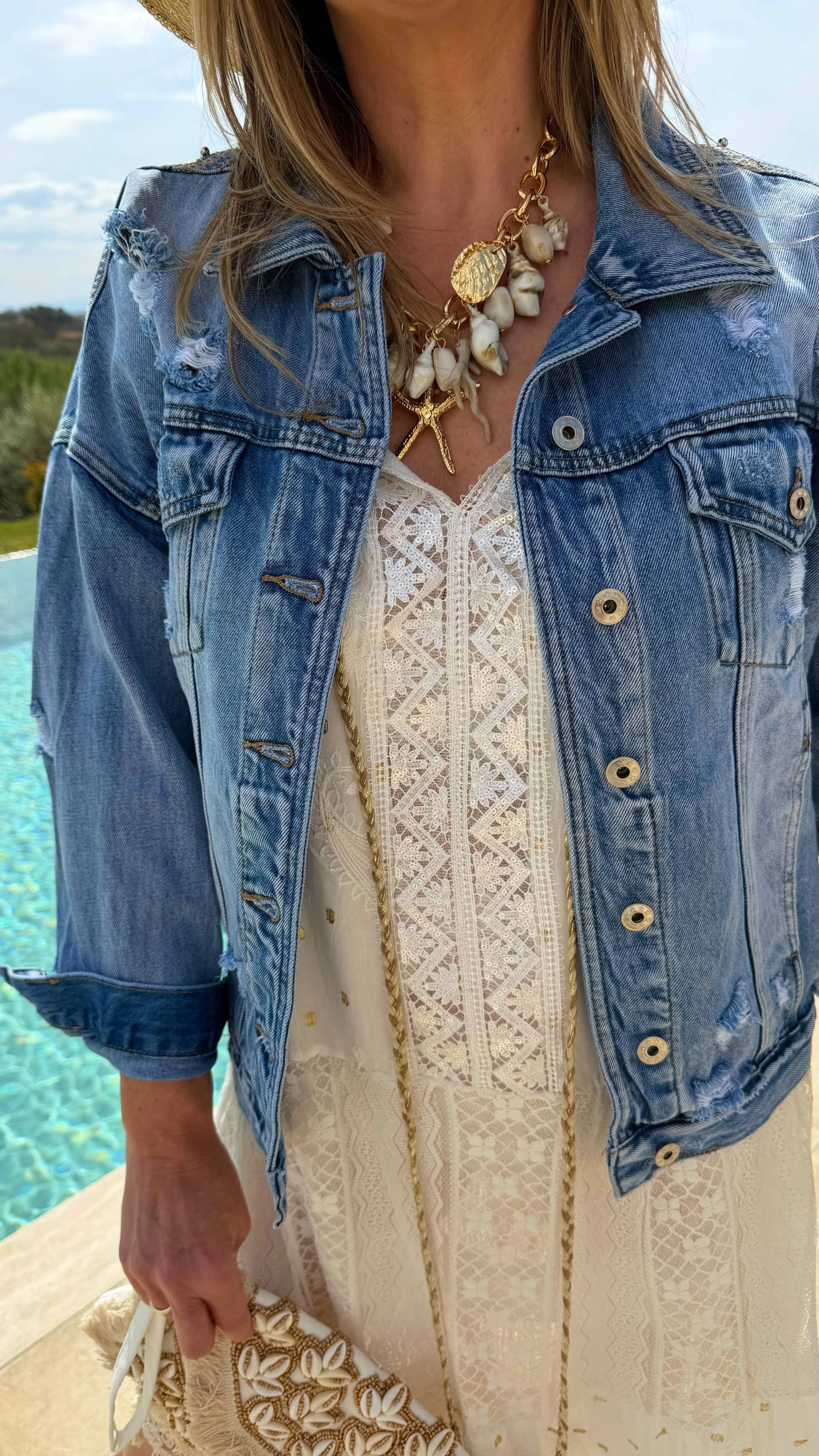 Jeansjacke Deluxe *Jeansblau*