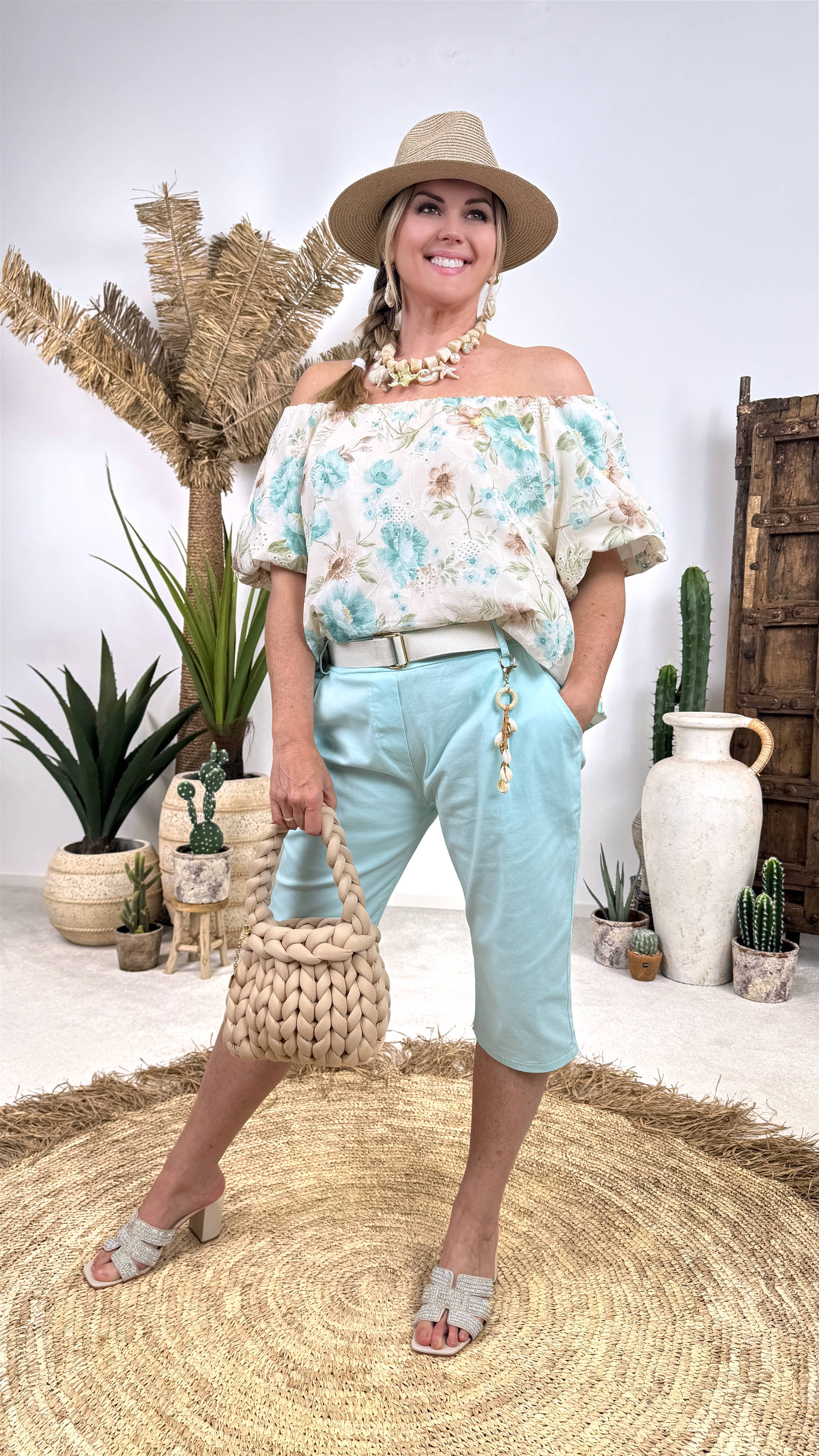 Bermuda Hose Urban Summer *Aqua*