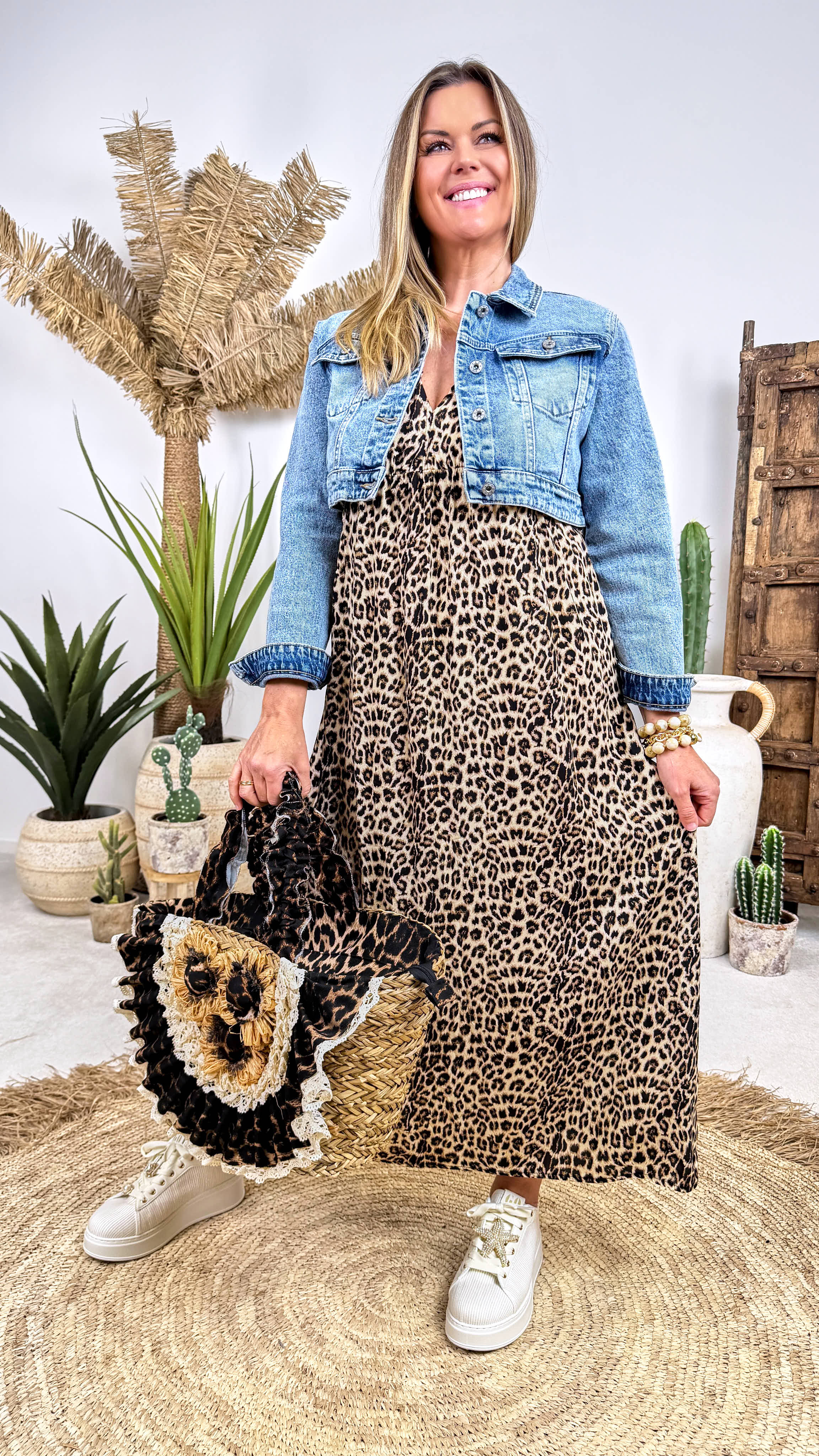 Jeansjacke Cool Crop *Blau*