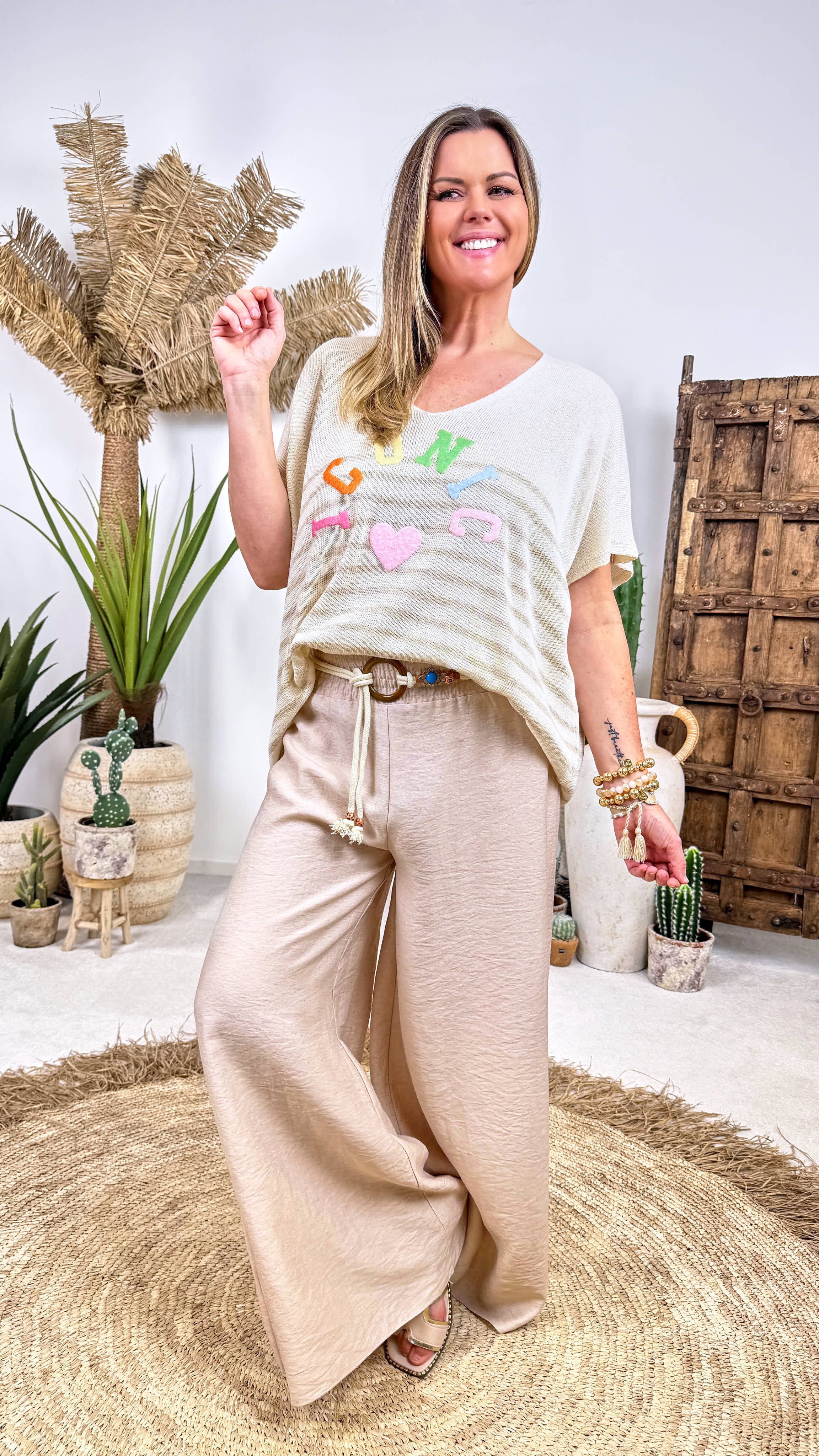 Strickshirt Candy Letters