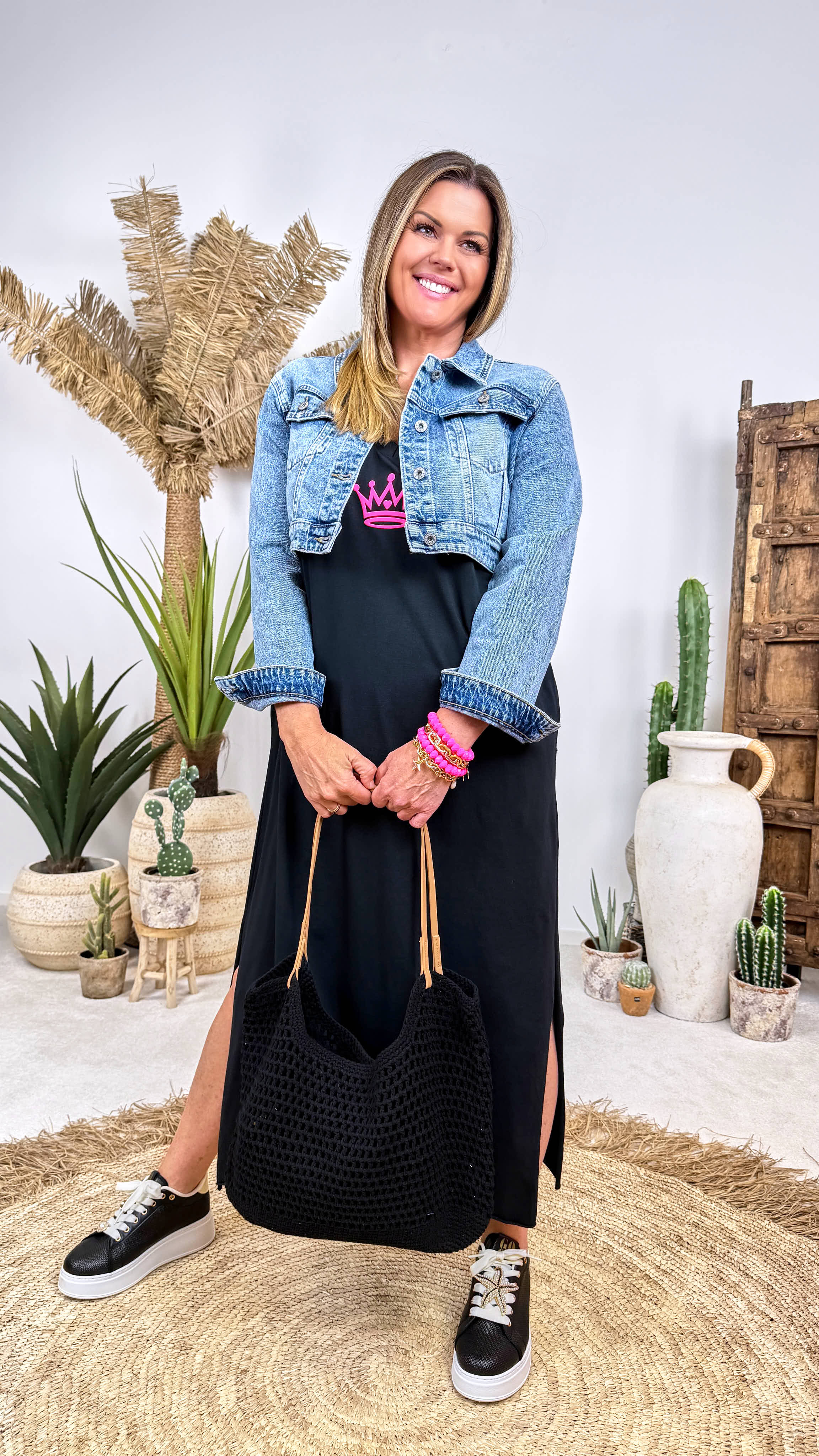 Jeansjacke Cool Crop *Blau*