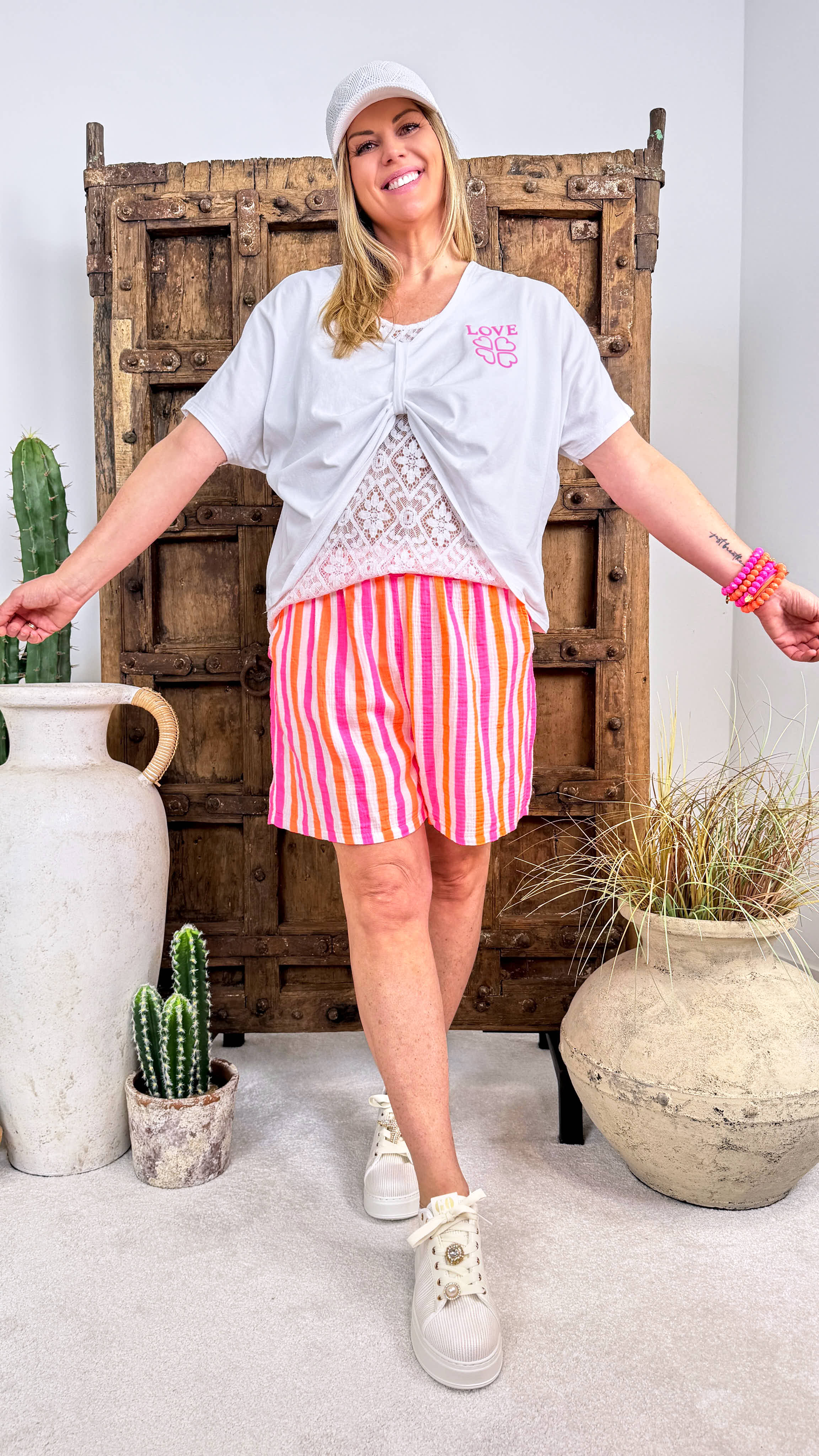 Kurze Hose Stripe Pop
