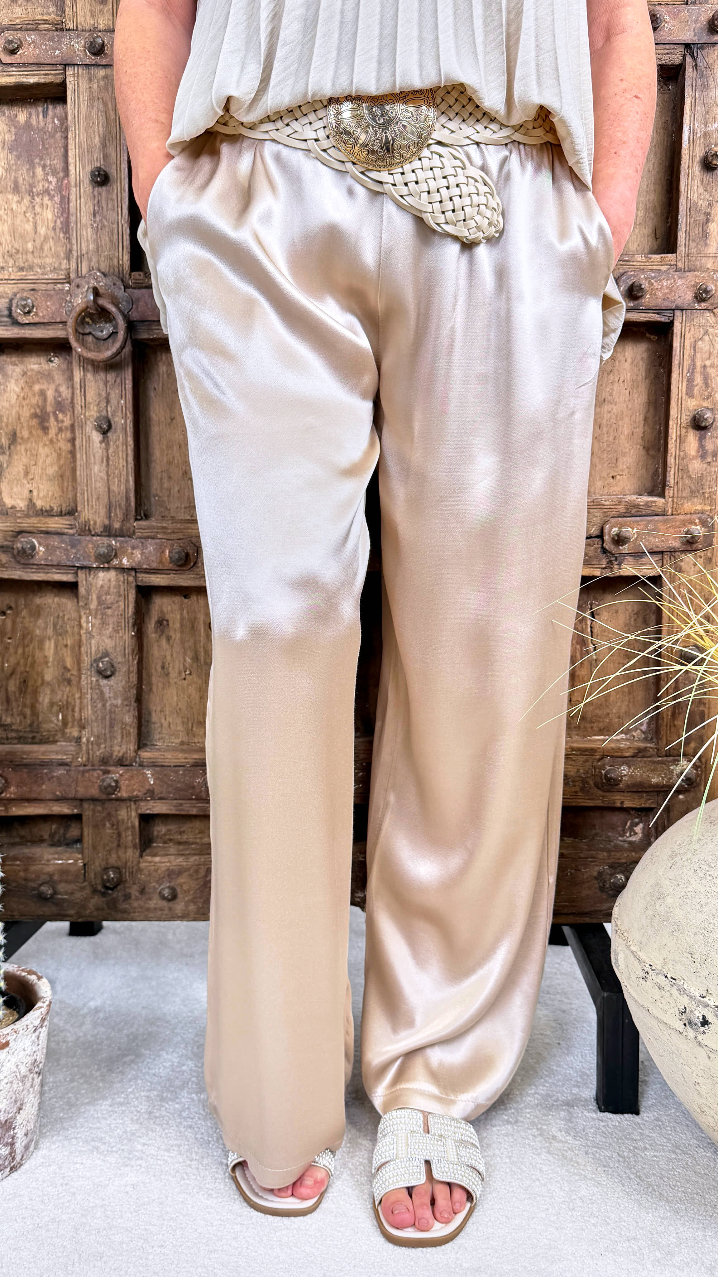 Culotte Hose Satin Chic *Gold*