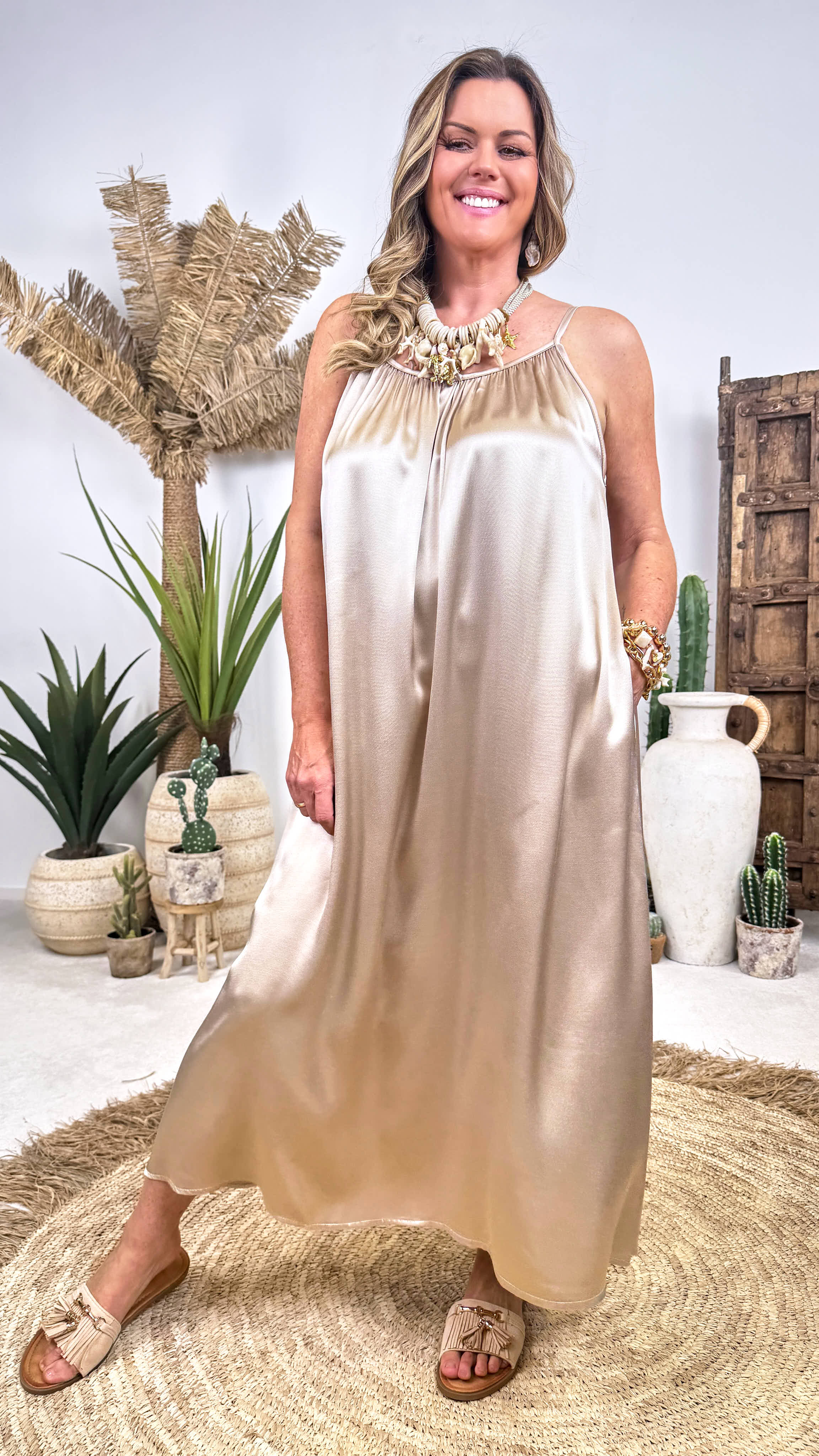 Kleid Holiday Flow *Gold*
