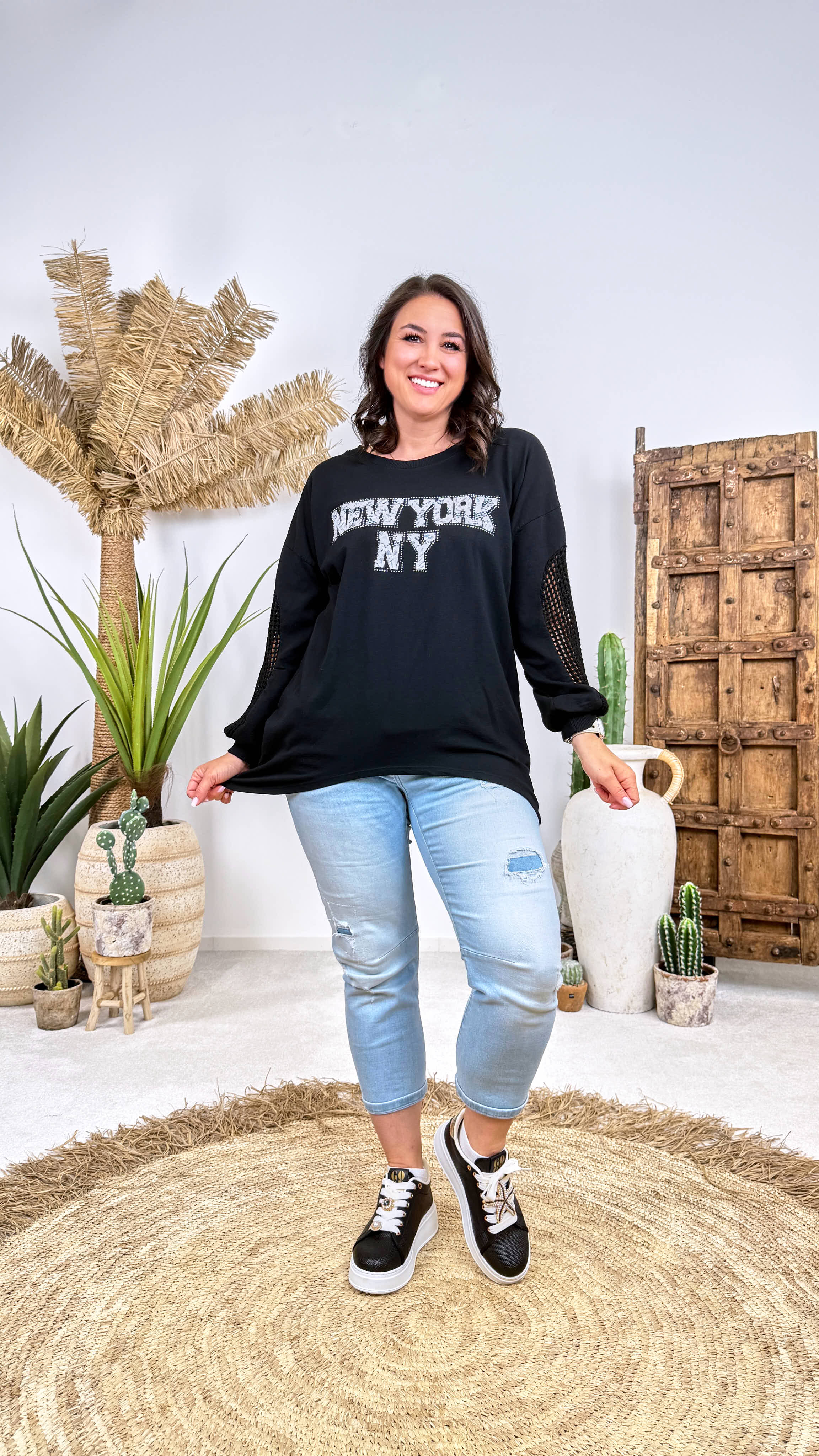Sweatshirt NY City *Schwarz*