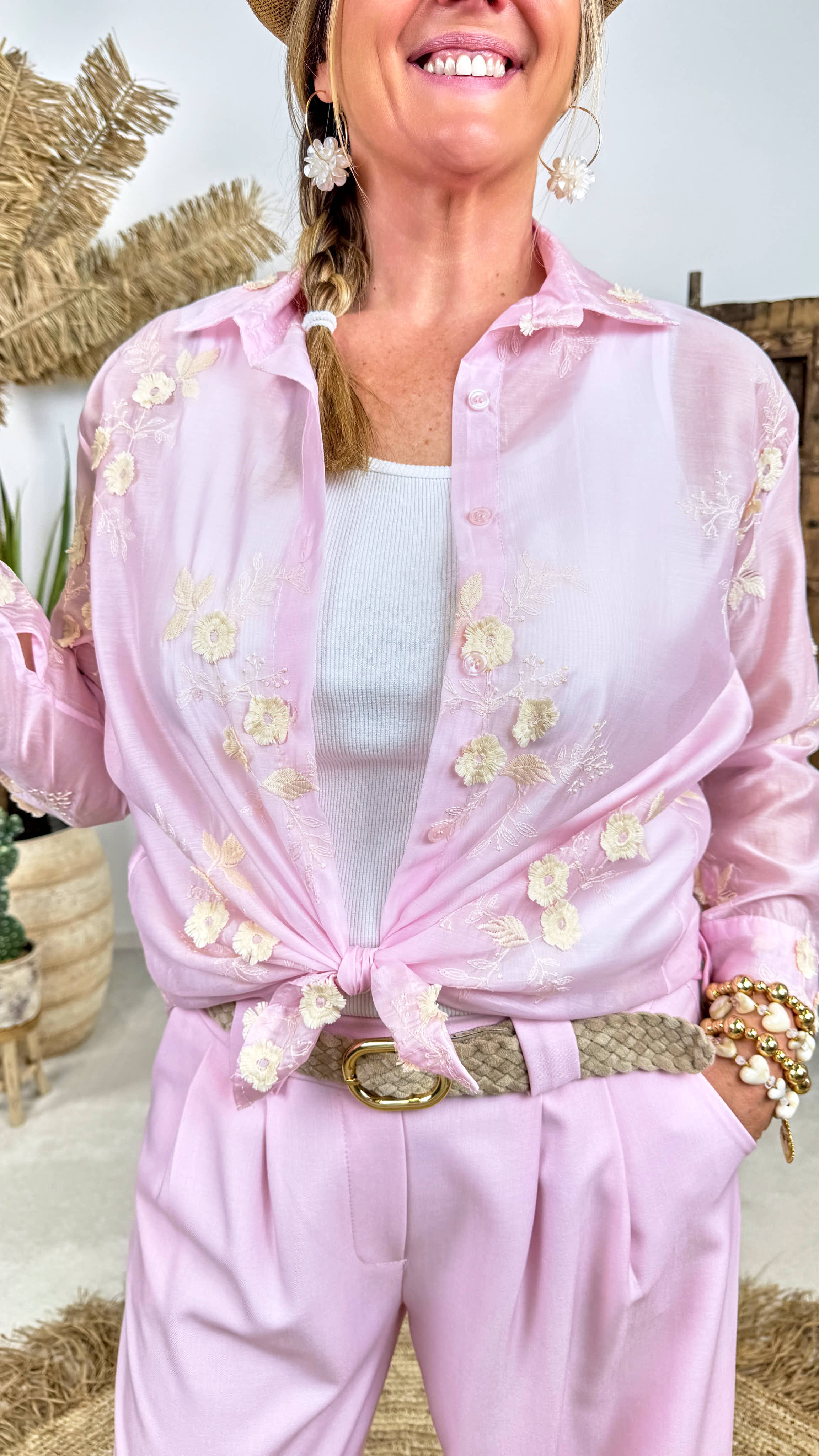 Bluse Soft Flower *Rosa*