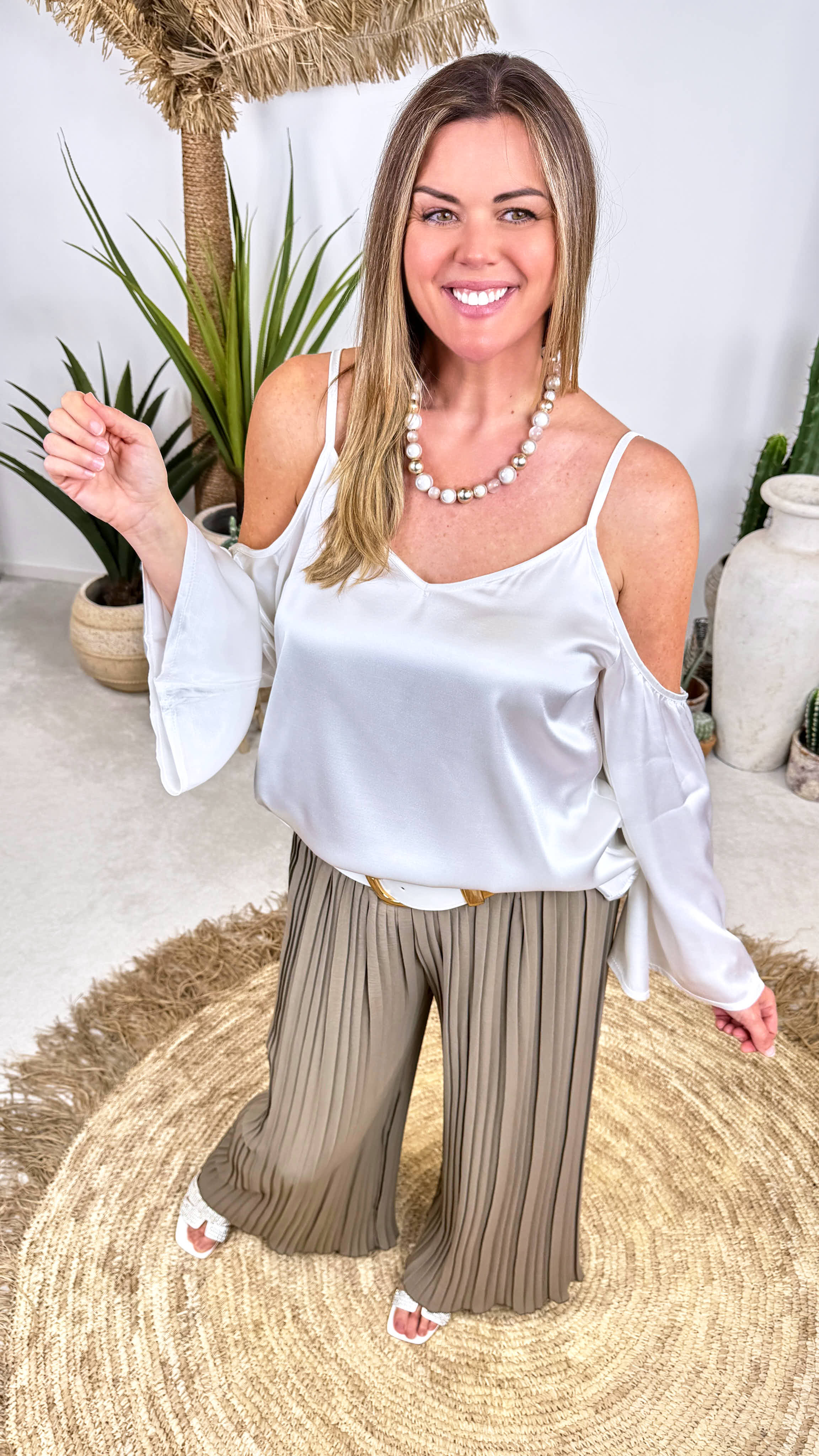 Blusenshirt Easy Glam *Weiß*