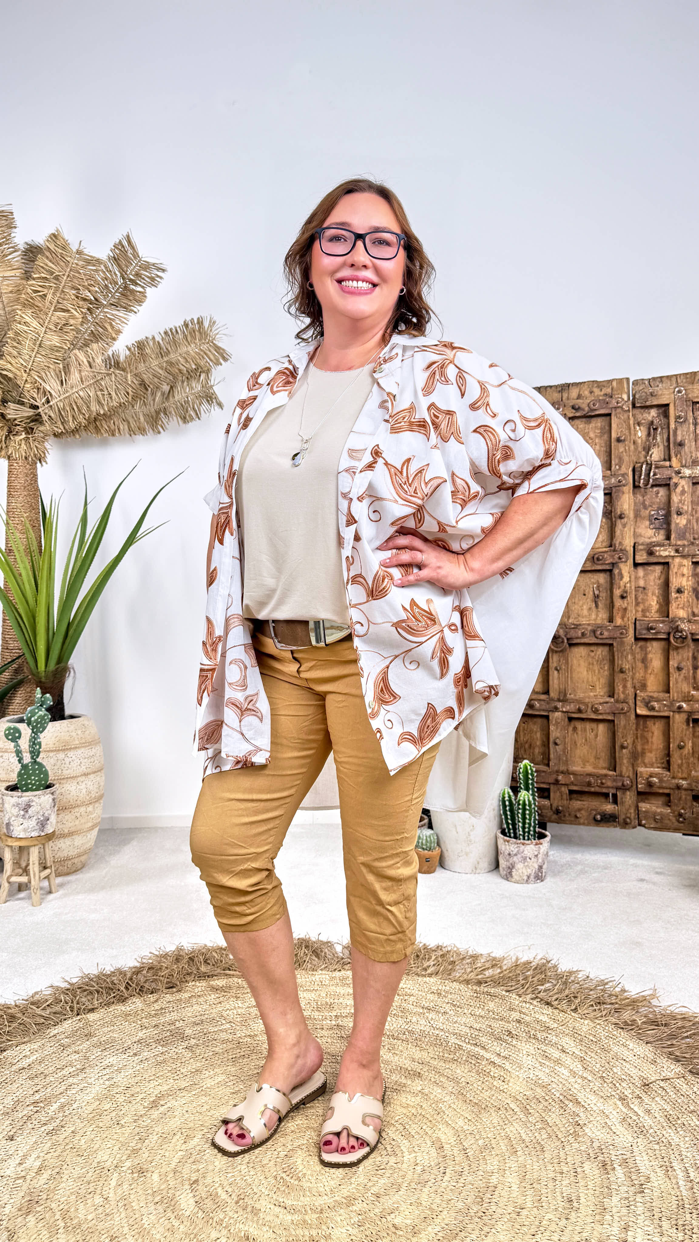 Capri Hose Summer Ease *Camel*