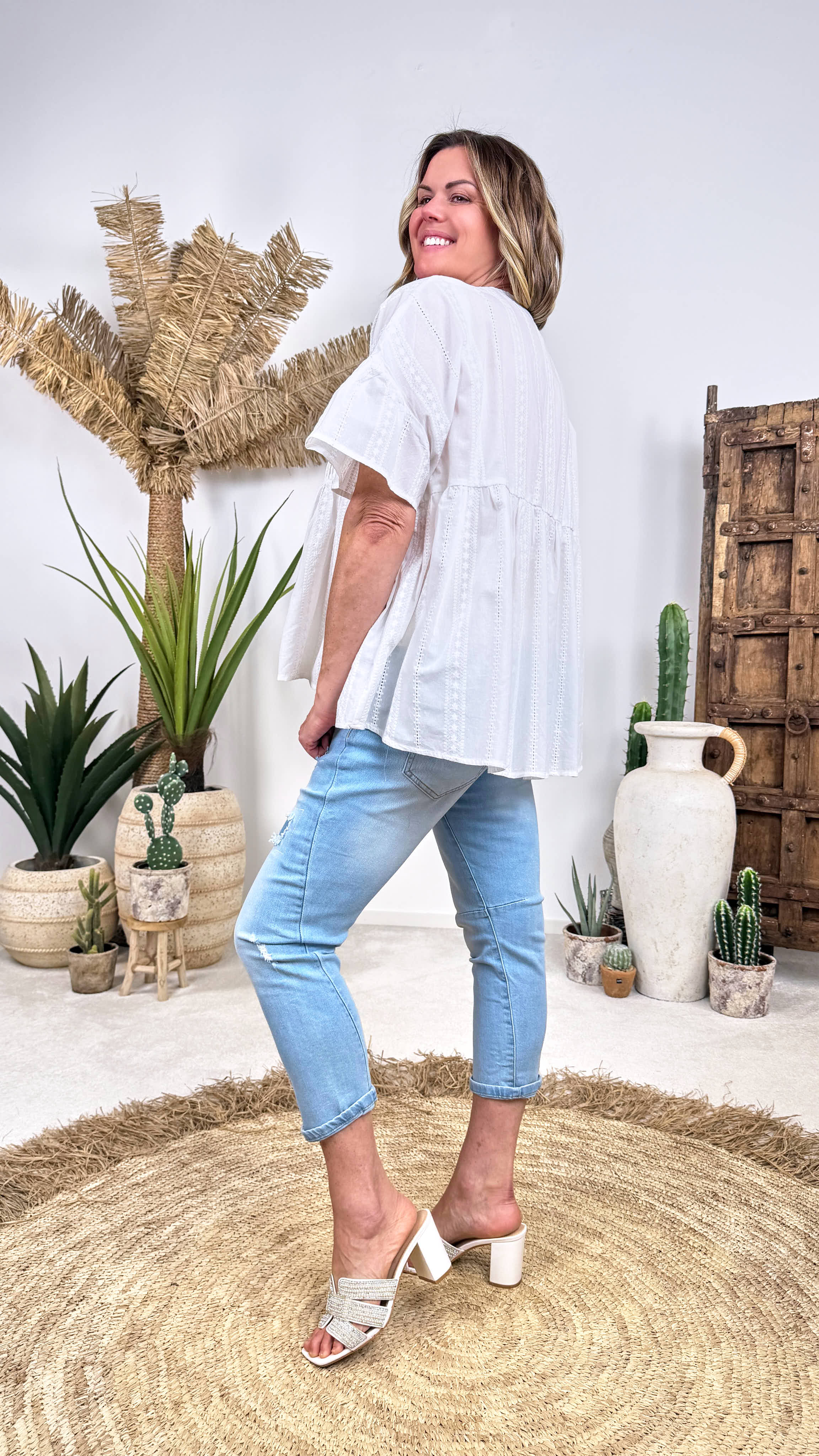 Bluse White Desire
