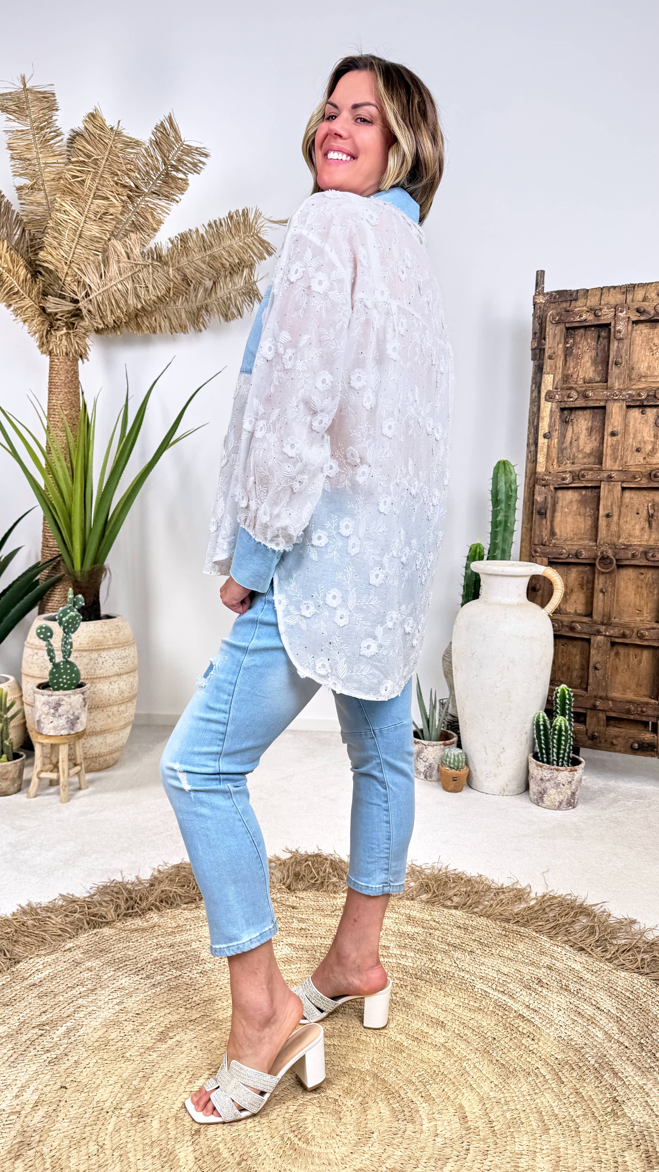 Bluse Jeans Kiss