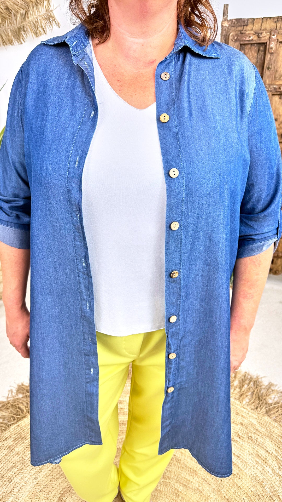 Bluse Denim Soft