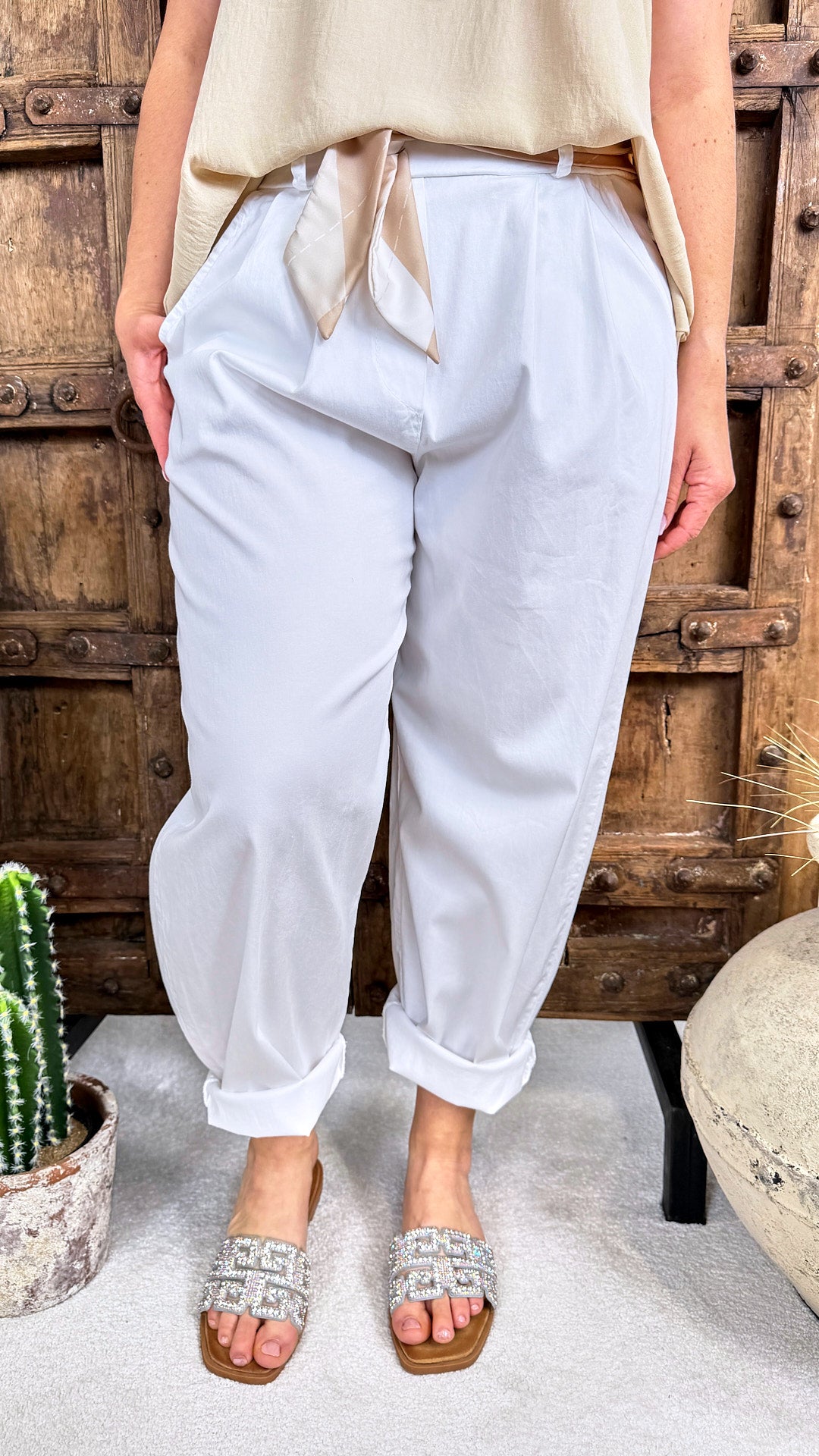Hose Ibiza Elegance *Weiß*