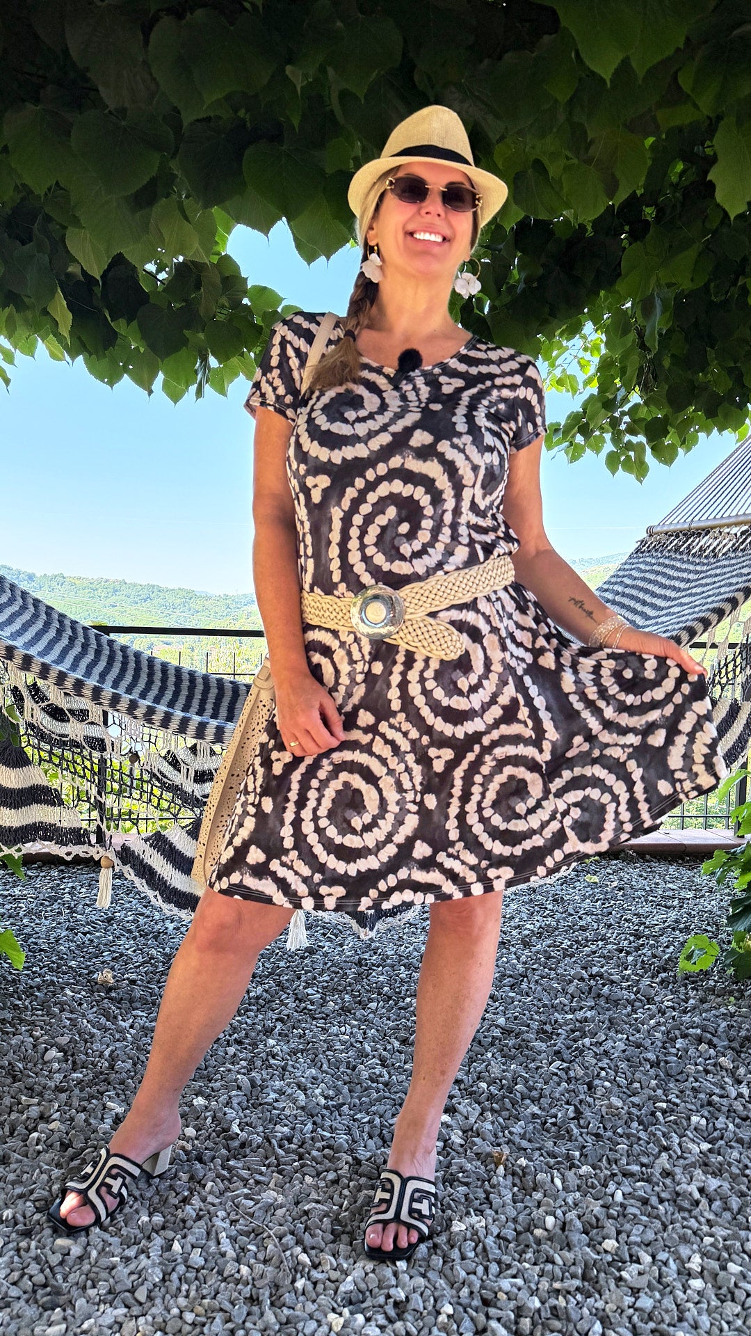 Kleid Summer Spiral *Schwarz*