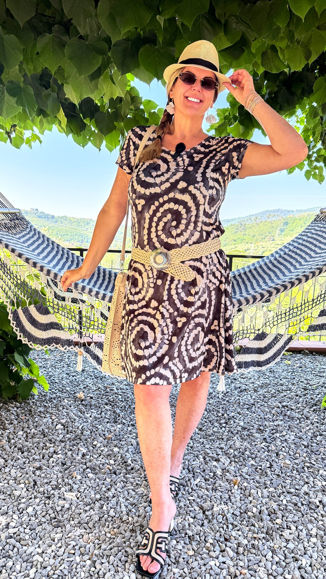 Kleid Summer Spiral *Schwarz*