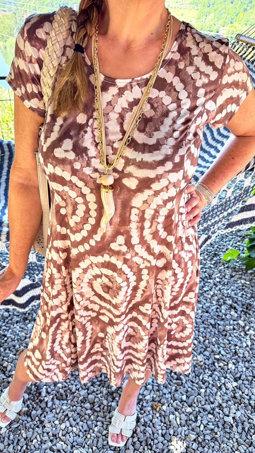 Kleid Summer Spiral *Schoko*