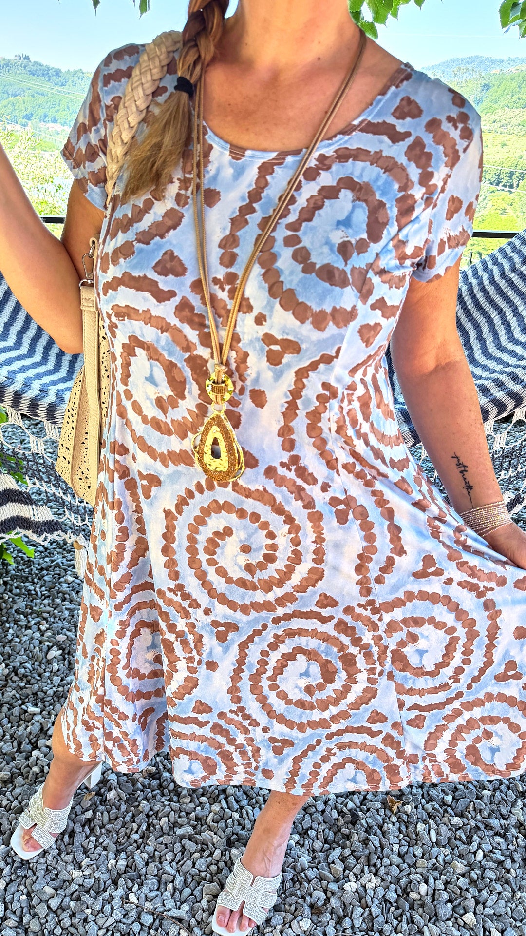 Kleid Summer Spiral *Blau*