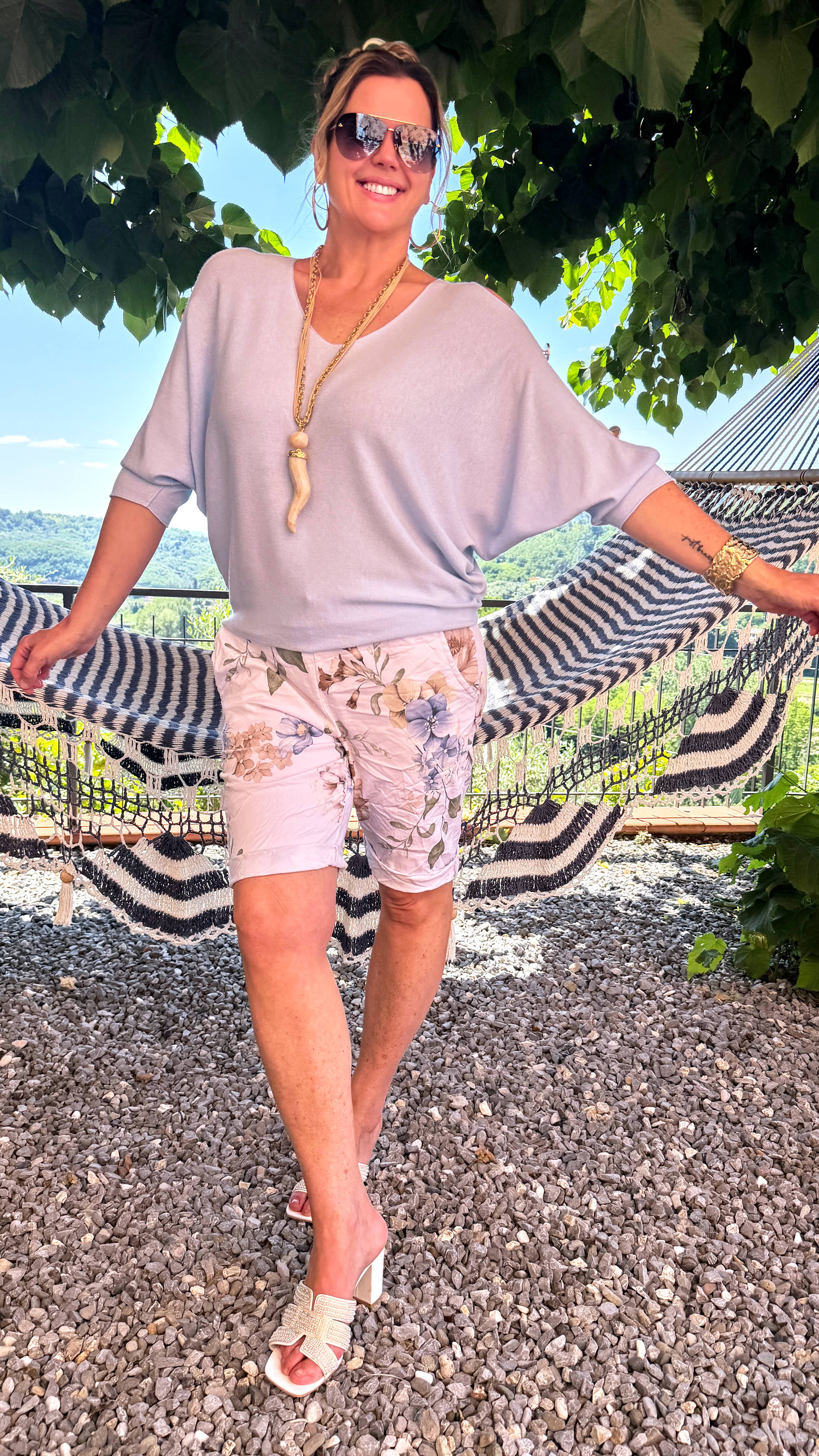 Strickshirt Skyros *Hellblau*