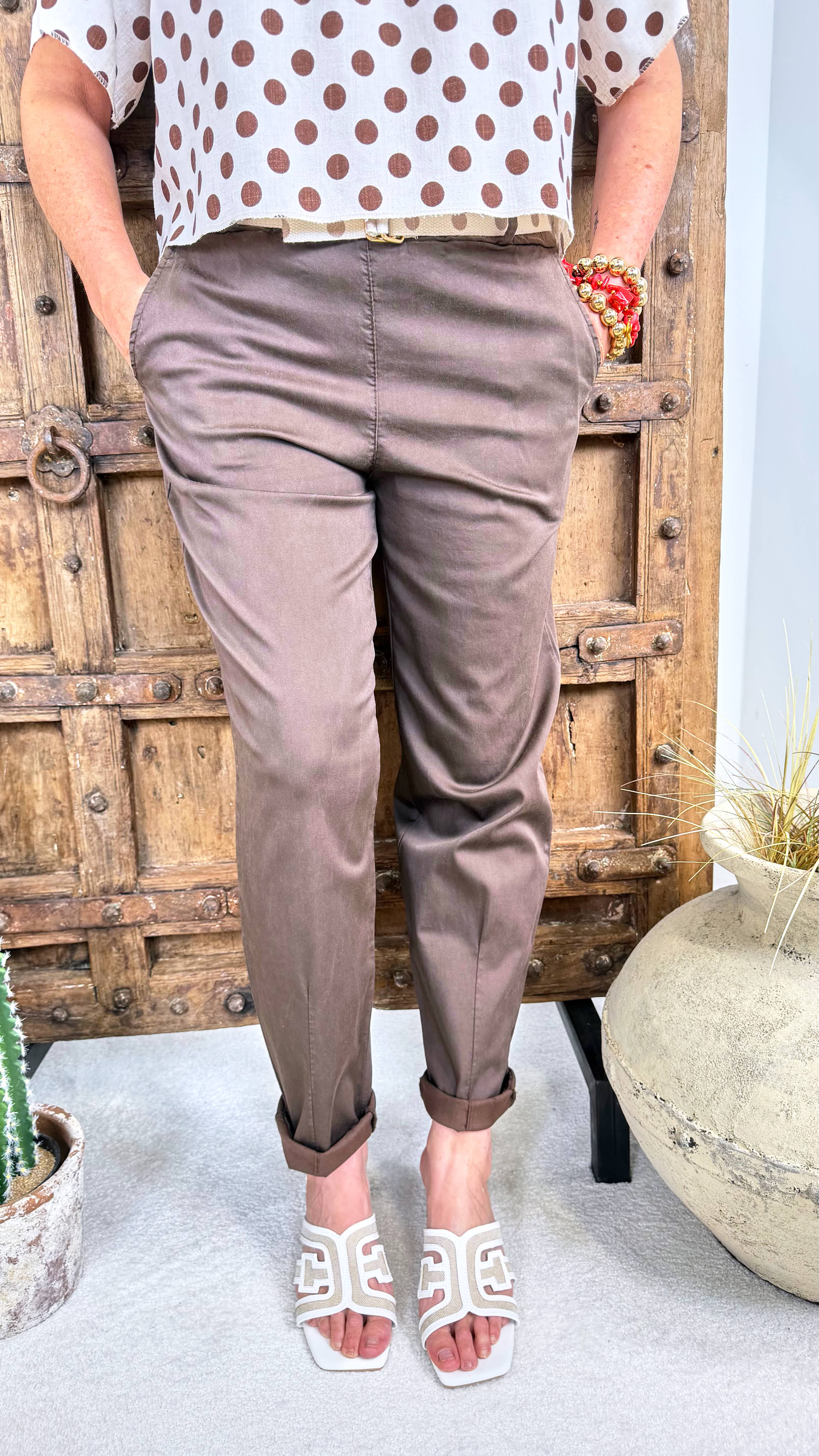 Jogpants Classy Dots *Schoko*
