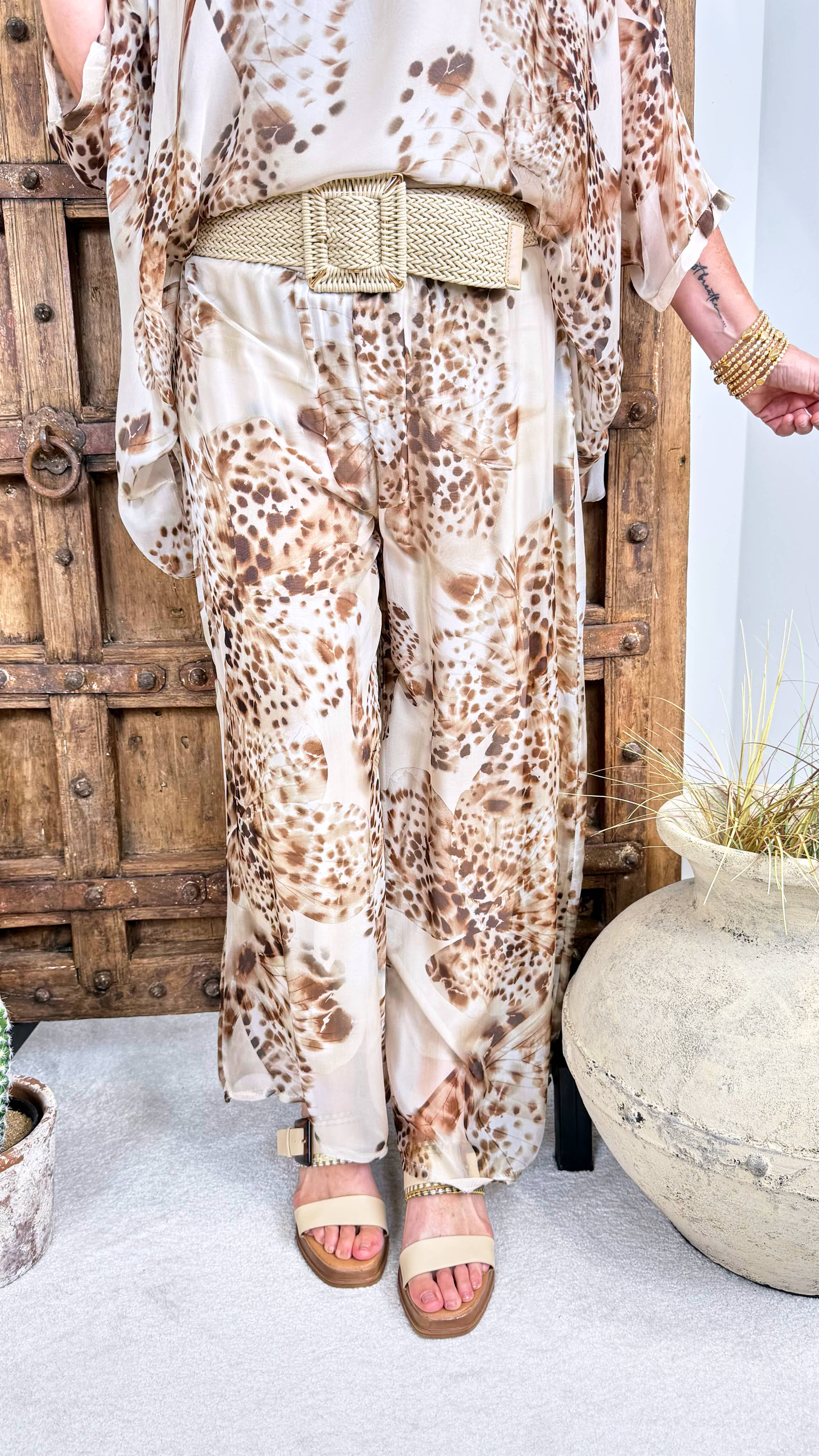 Seiden-Culotte Feather Leo