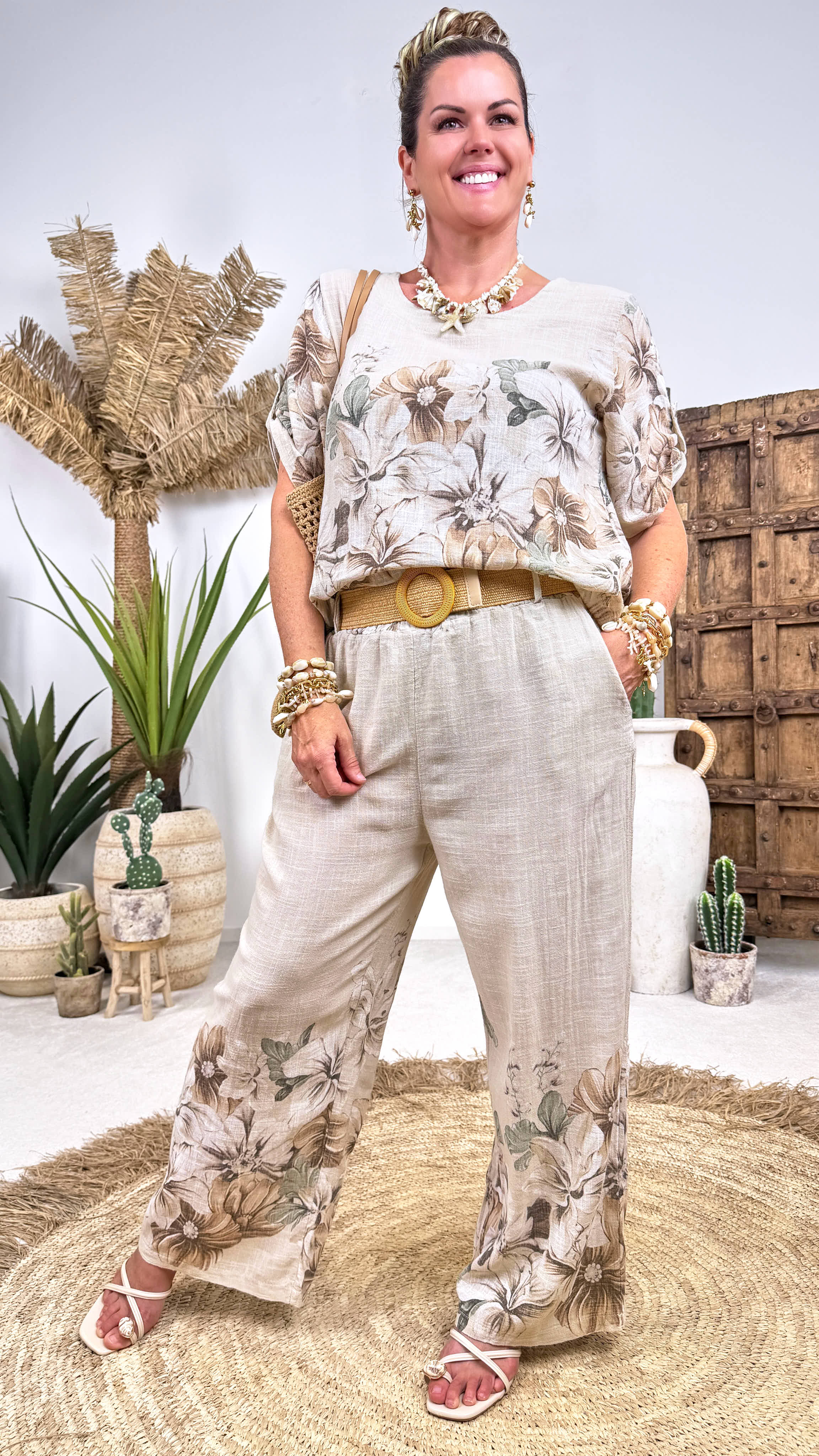 Blusenshirt Flower Feeling
